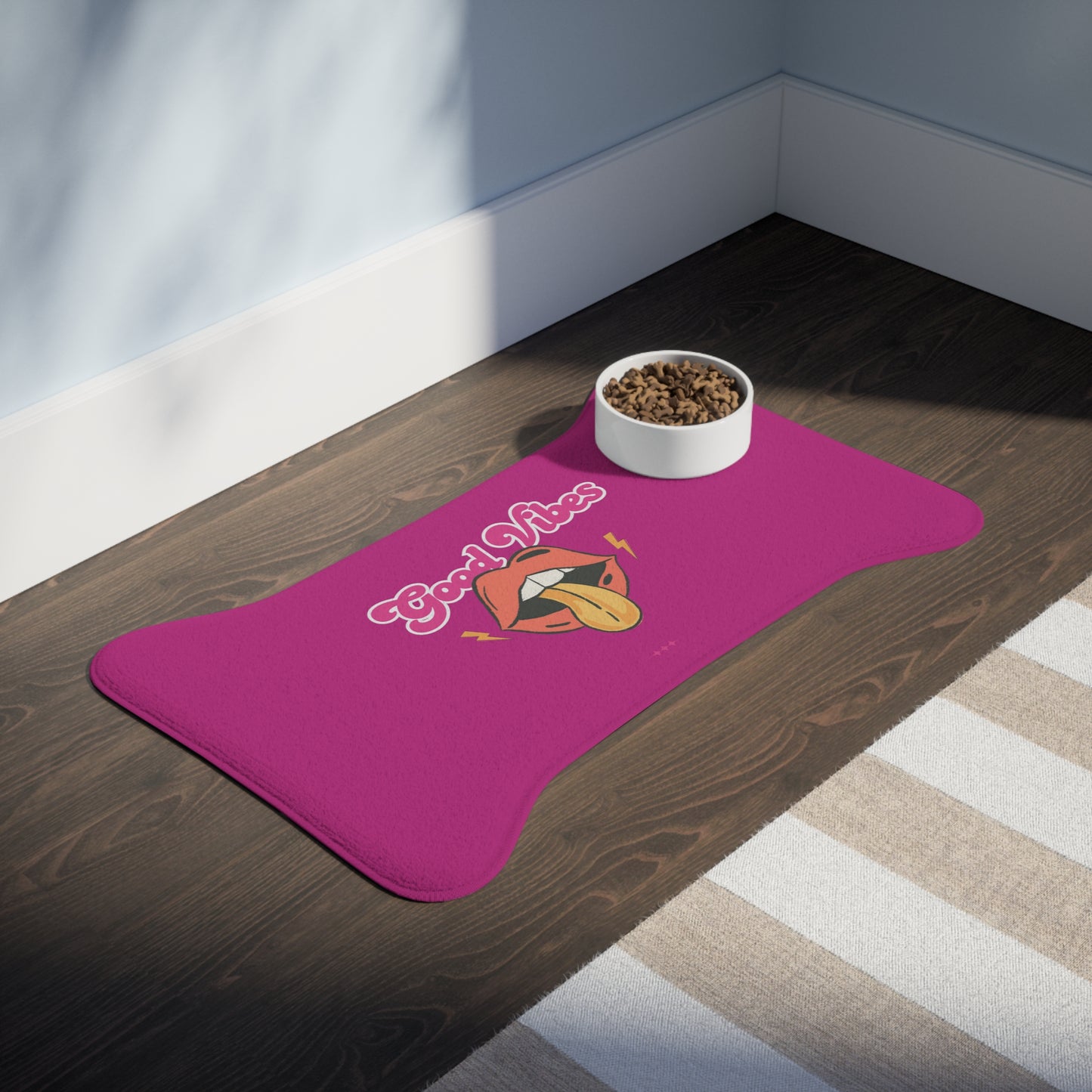 Feeding Mat for Cats & Dogs | Pink Frog - Pets