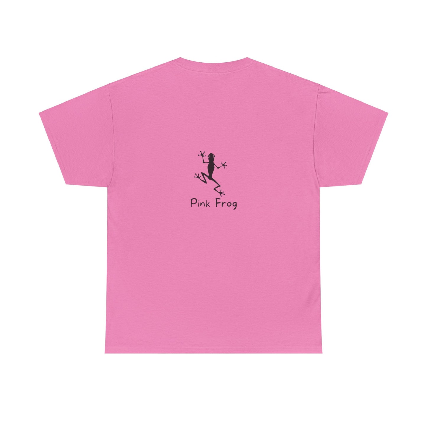 Unisex Heavy Cotton Tee | Summer T-Shirts - Pink Frog