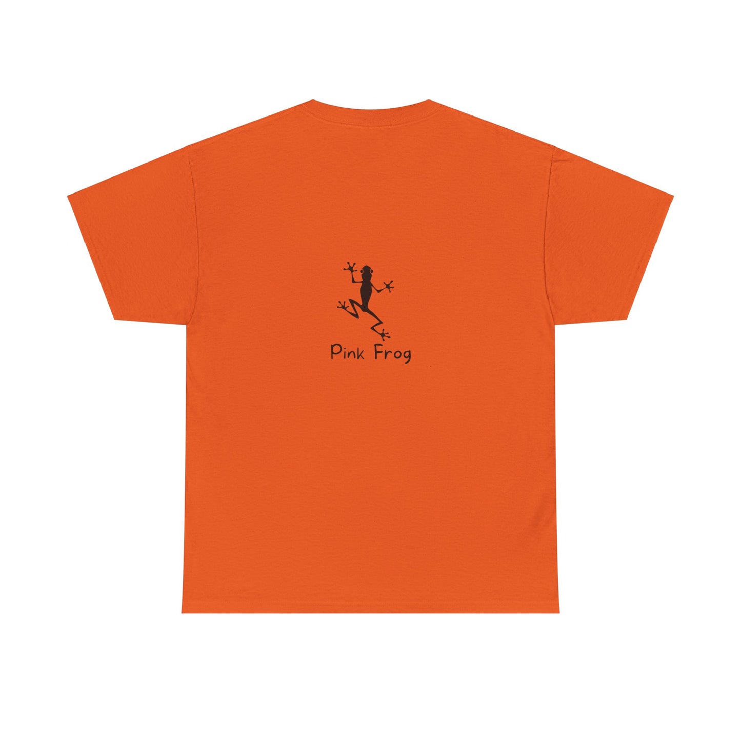 Unisex Heavy Cotton Tee | Summer T-Shirts - Pink Frog