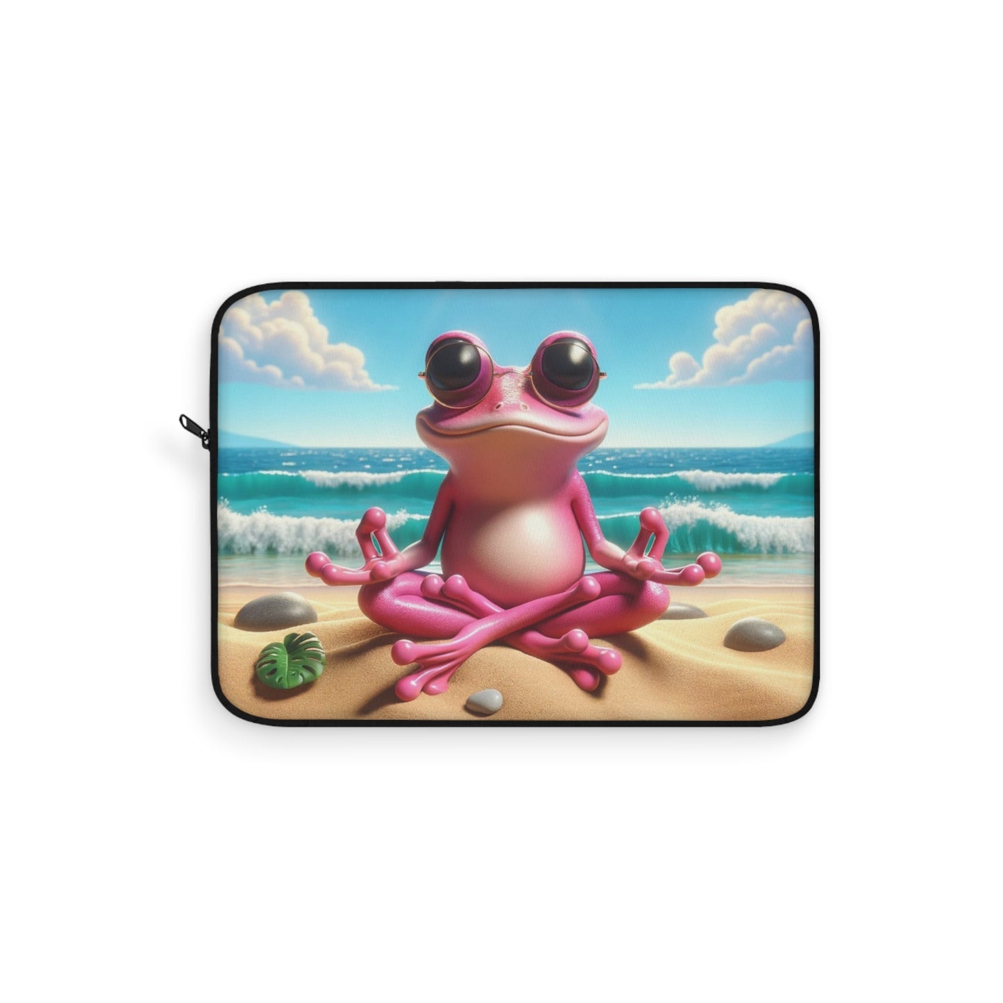 Laptop Sleeve | Pink Bag - Frog