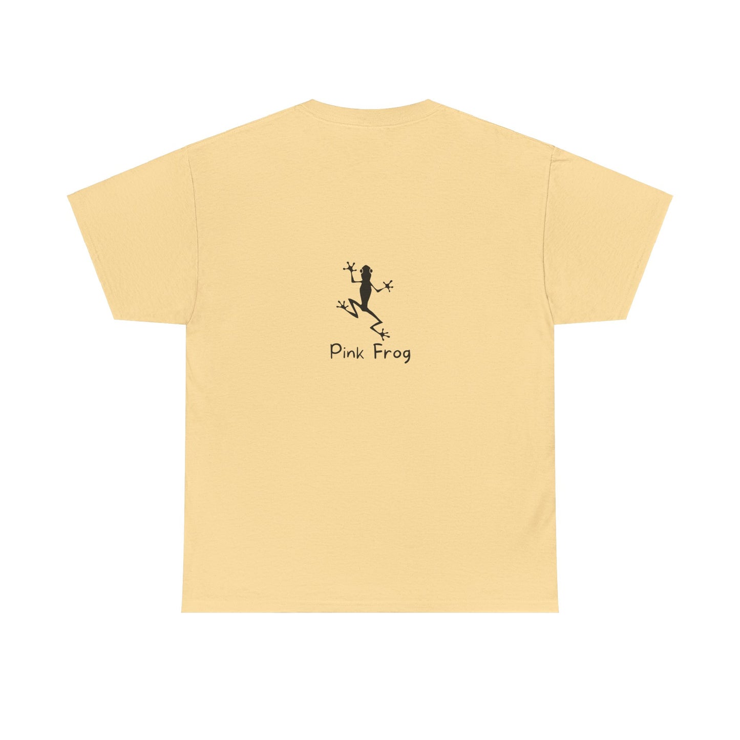 Unisex Heavy Cotton Tee | Summer T-Shirts - Pink Frog