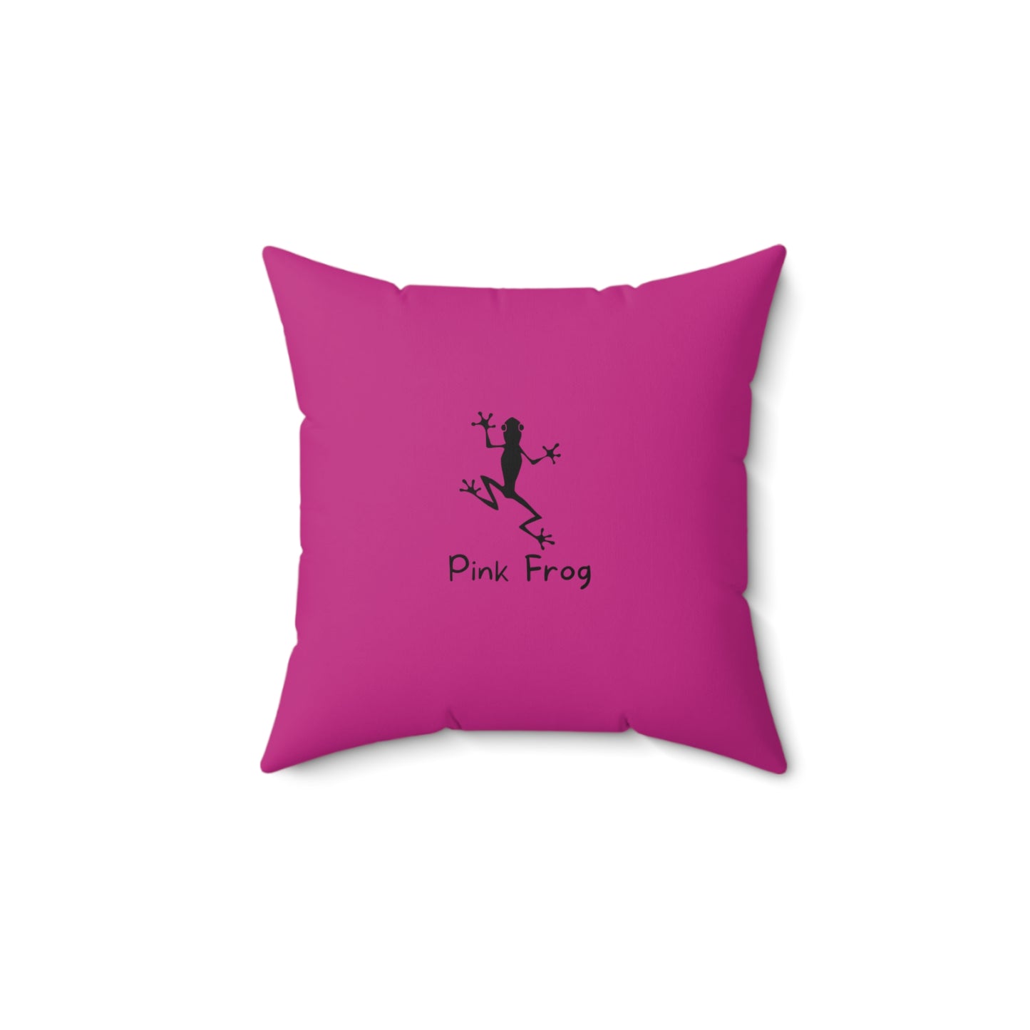 Pink Frog | Spun Polyester Square Pillow - King