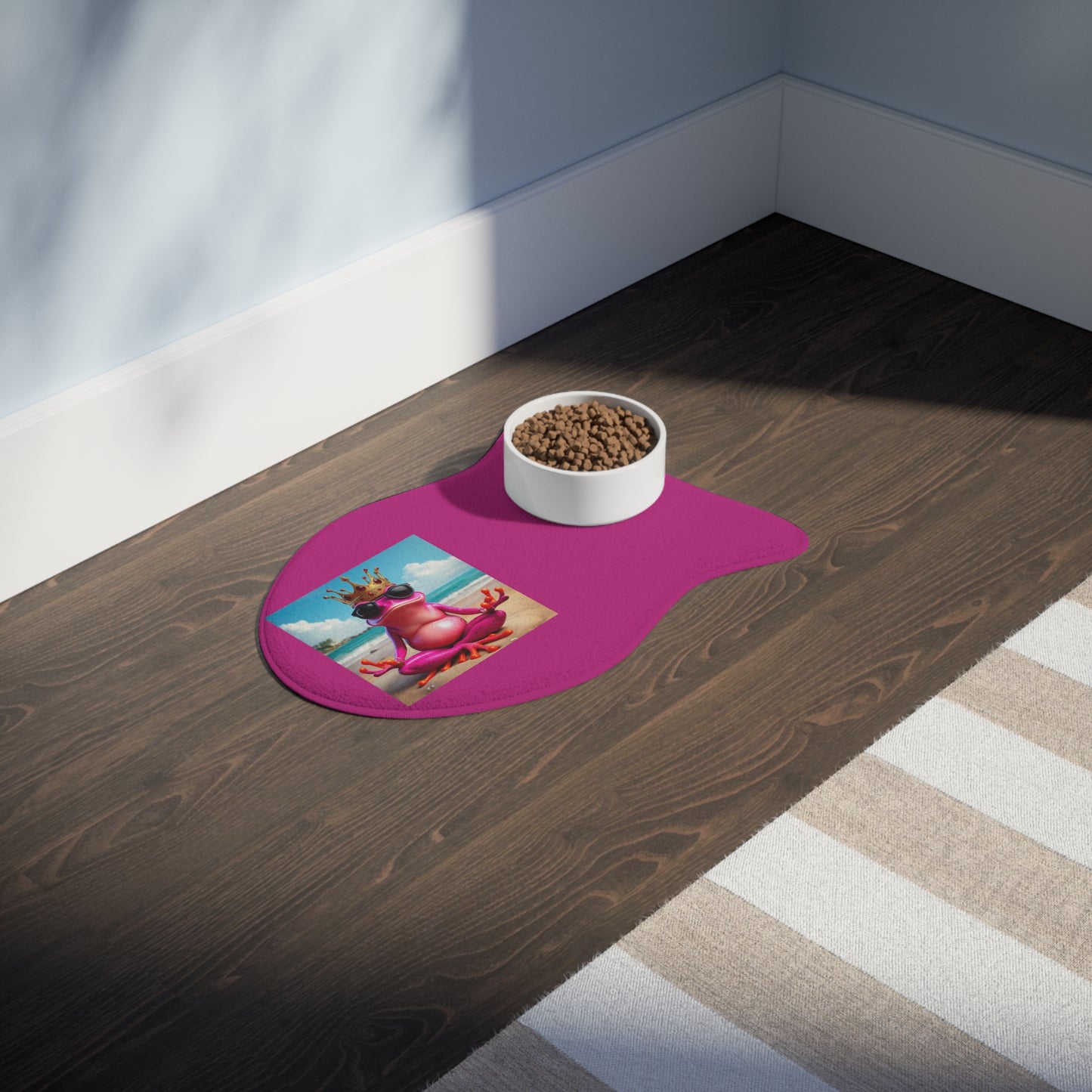 Pink Food Mats | Feeding Mat For Cats & Dogs