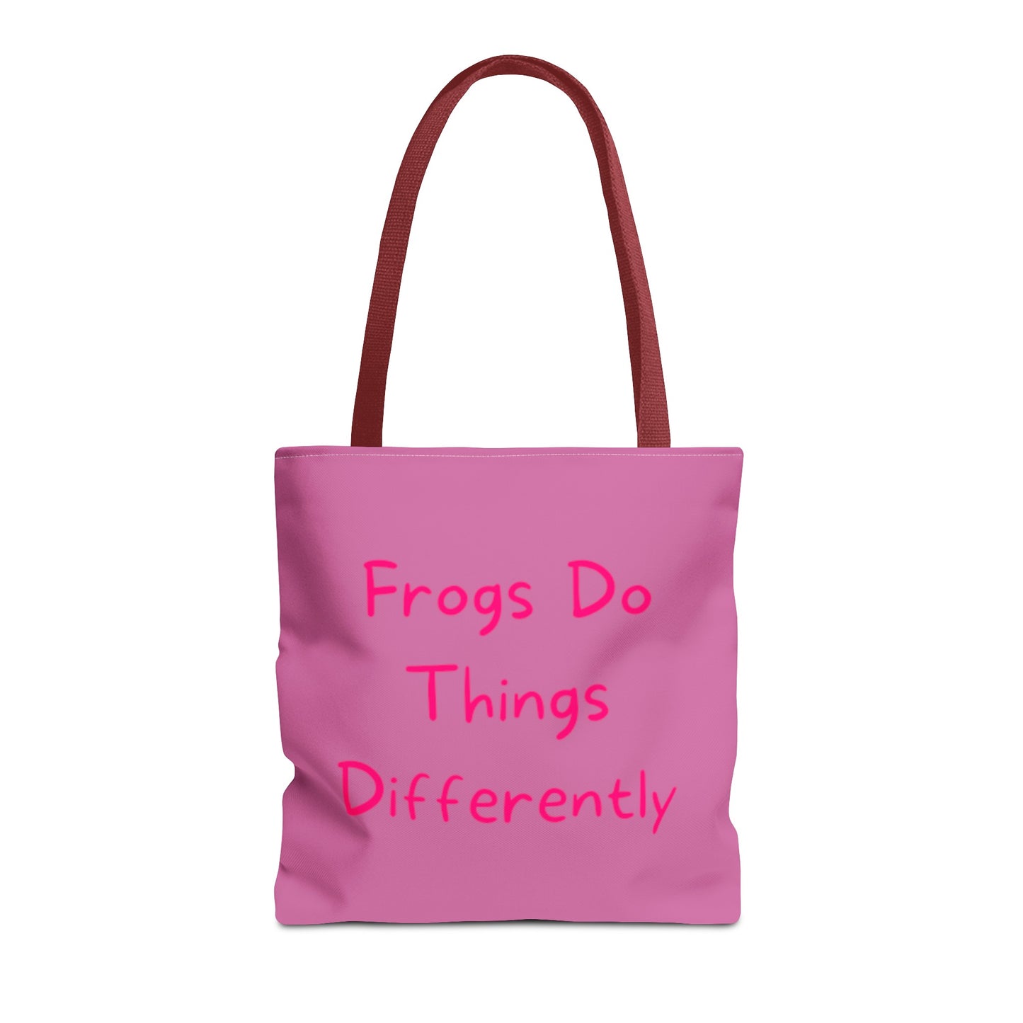 Pink Frog Tote Bag - In Style Bags