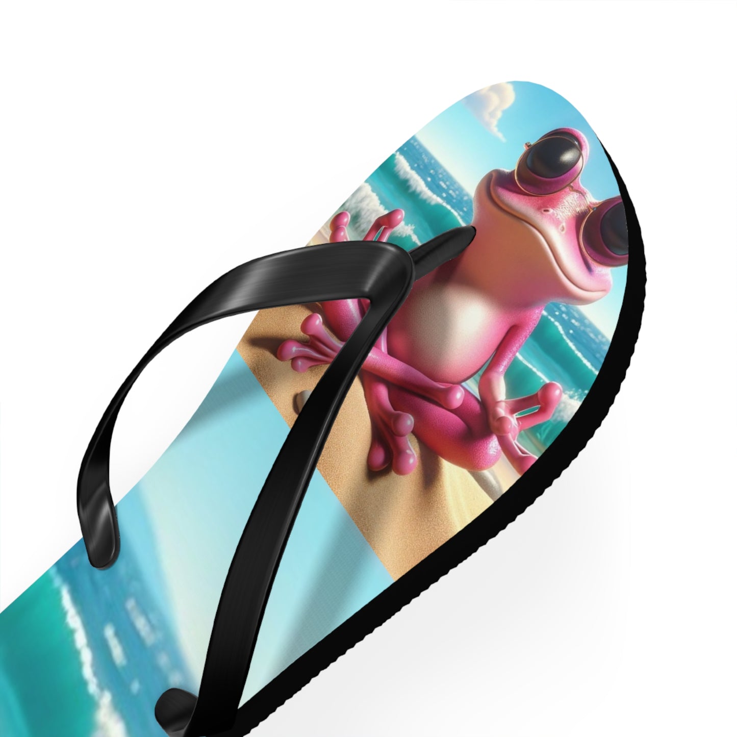 Pink Frog Flip Flops - Summer Fun