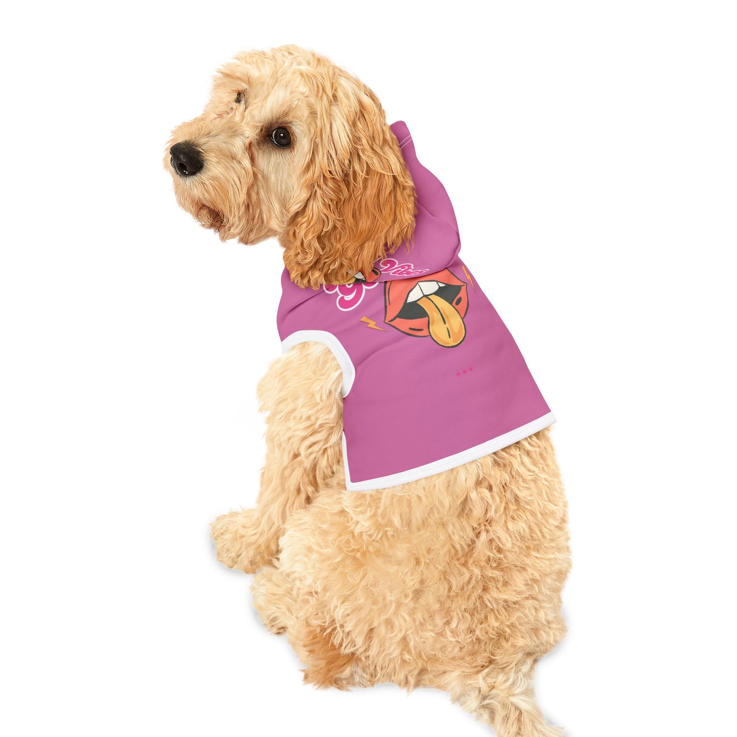 Pink Hoodie For Pets | Cats & Dogs - Pink Frog