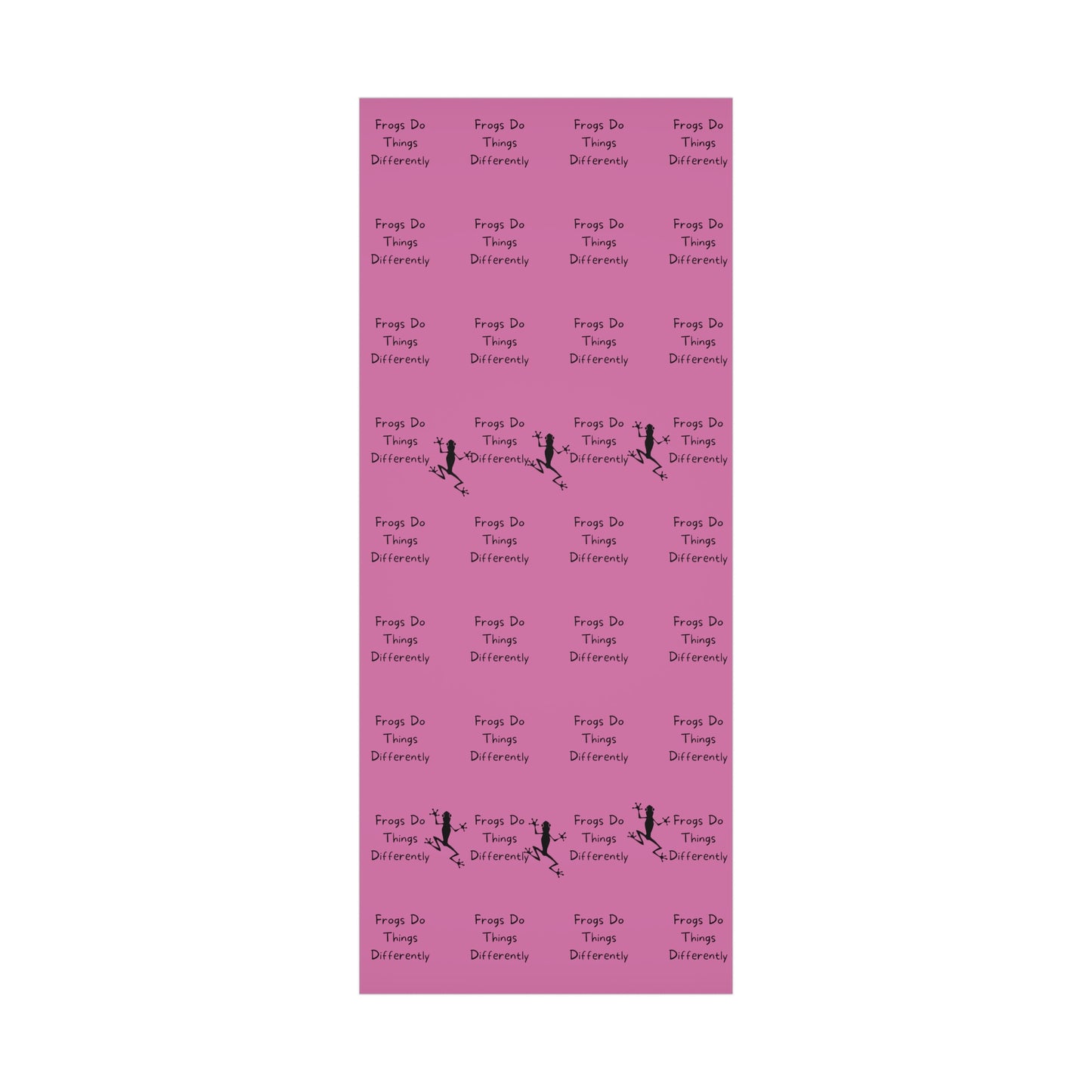 Gift Wrap Papers - Pink Frog