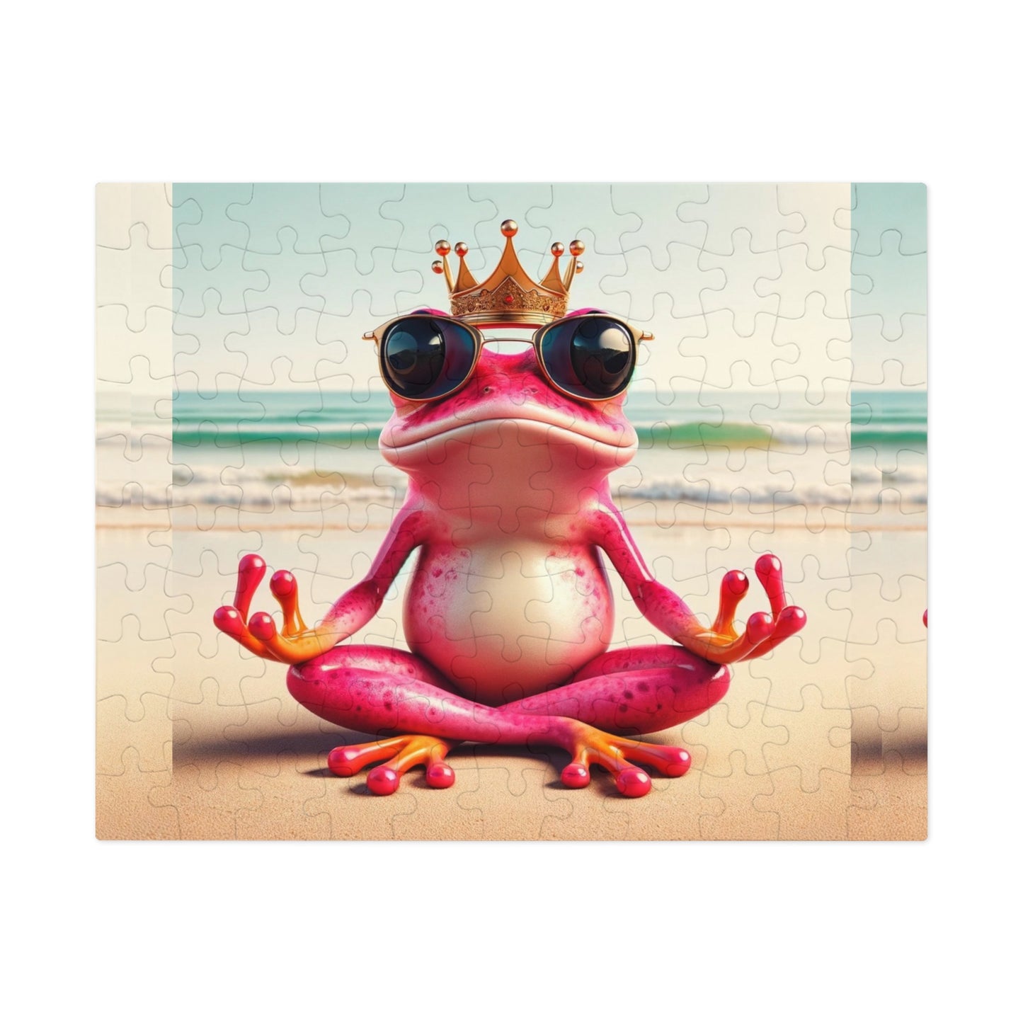 Pink Frog | Jigsaw Puzzle - (30, 110, 252, 500,1000-Piece)