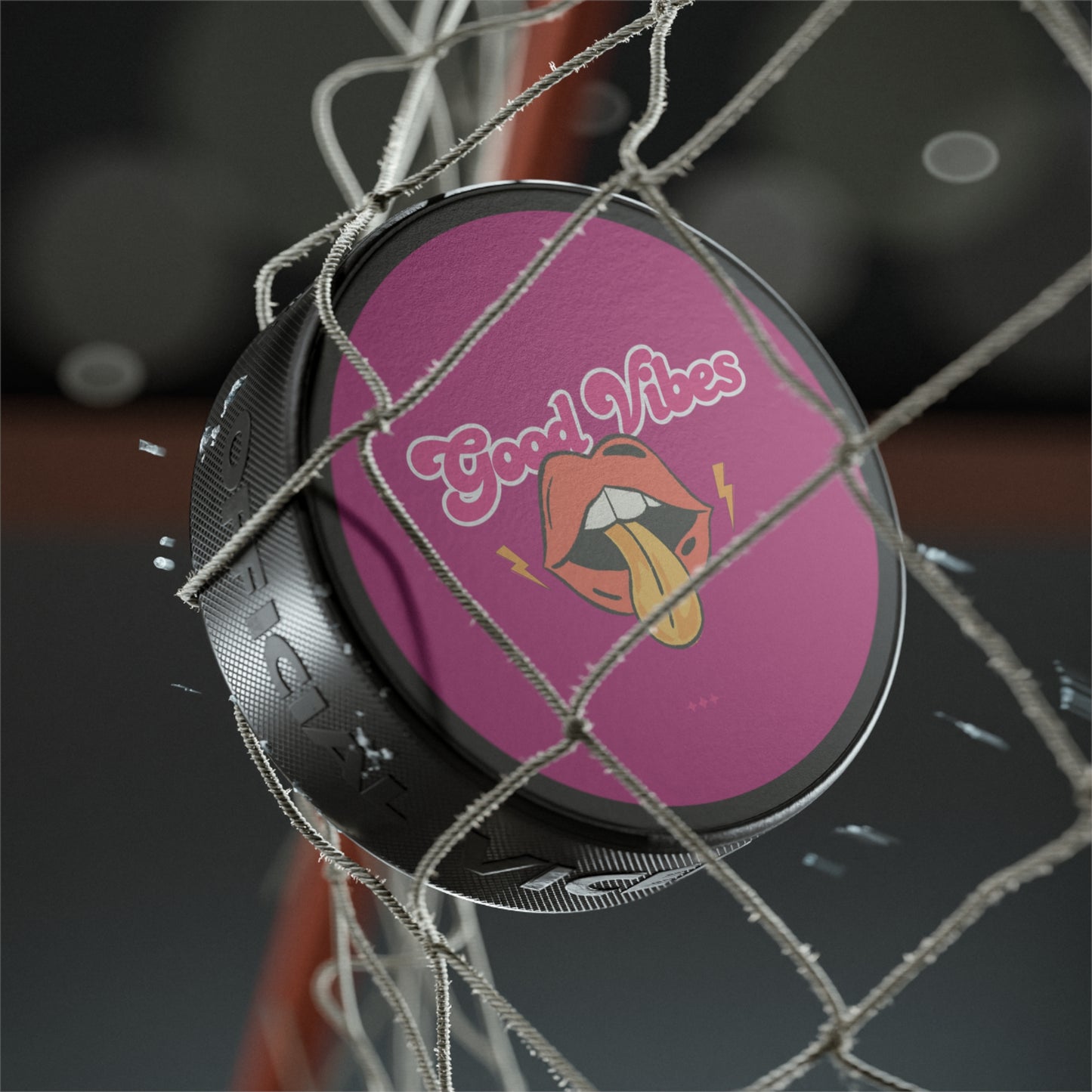 Hockey Puck | Pink Frog - Sports Products