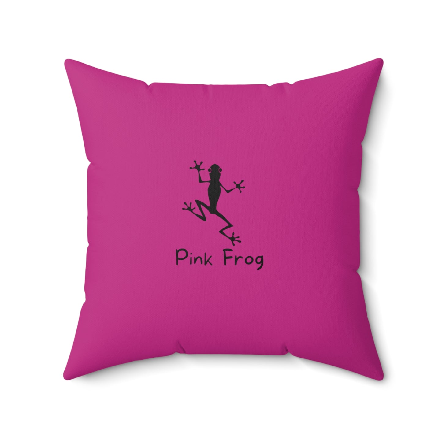 Pink Frog | Spun Polyester Square Pillow - King