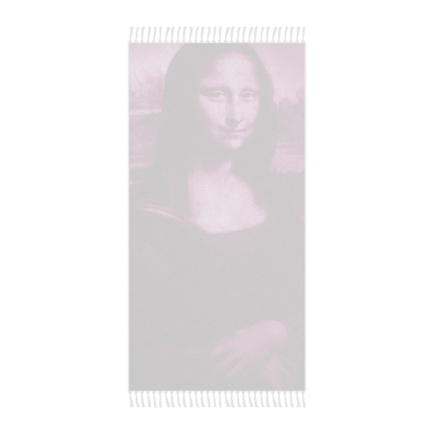 Pink Mona Lisa - Boho Beach Cloth - Summer Fun