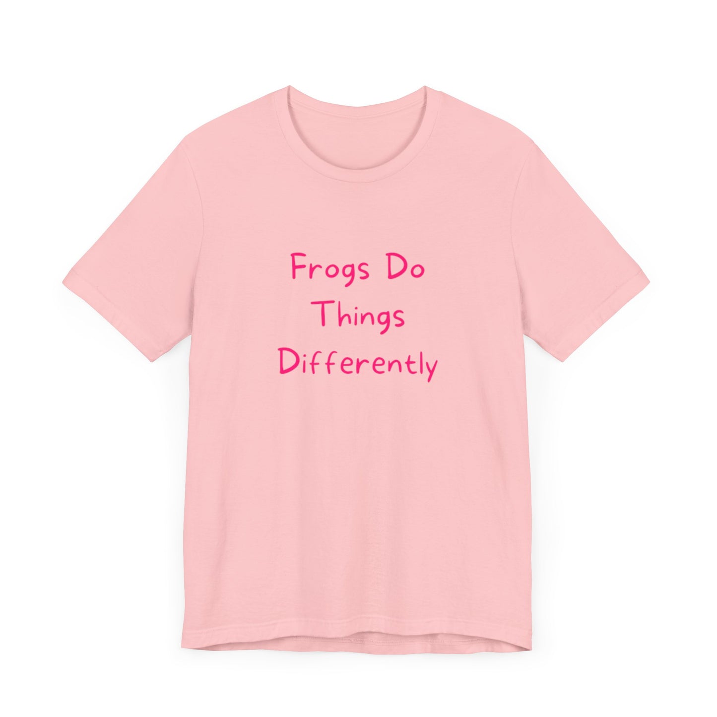 Pink Frog Unisex Jersey Short Sleeve Tee