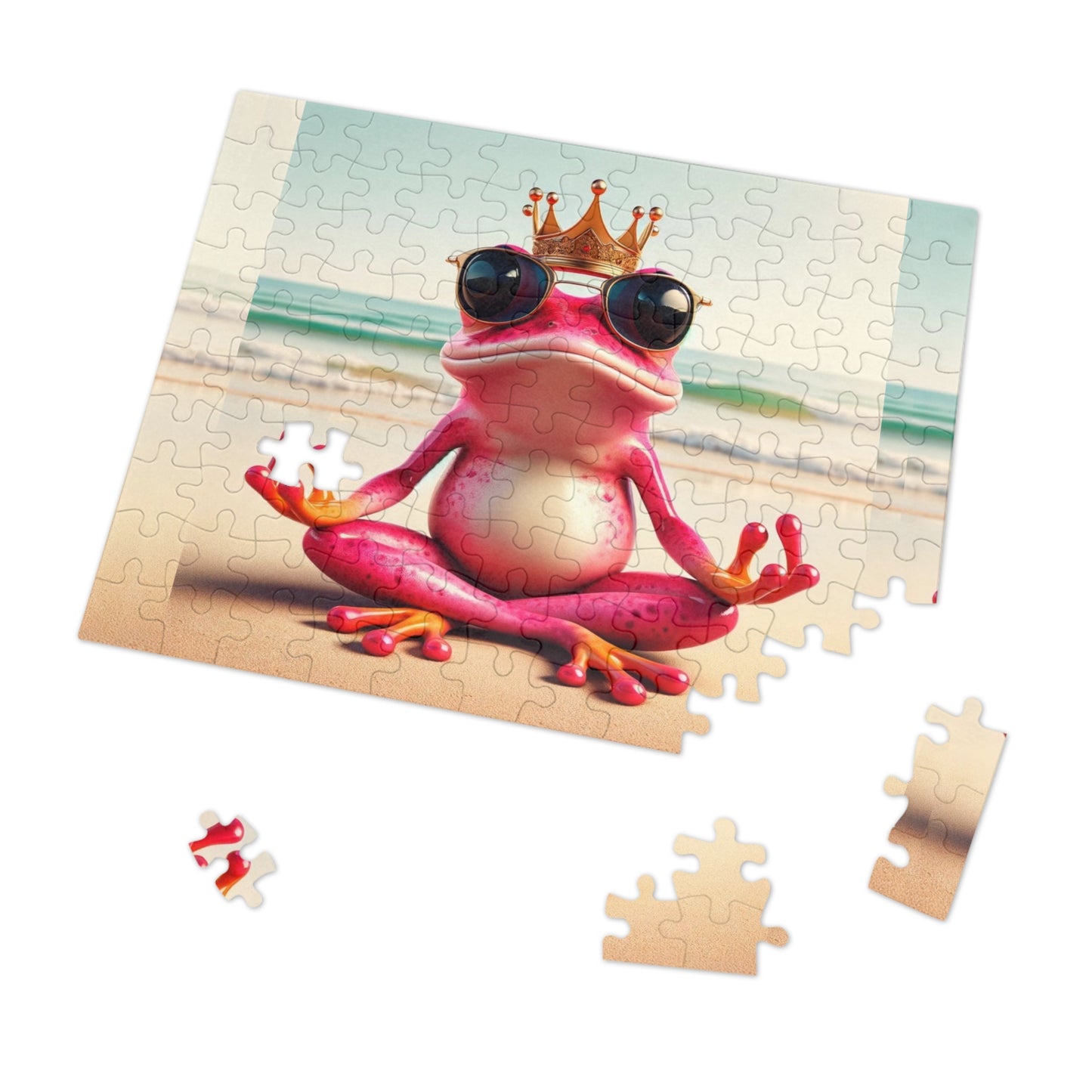 Pink Frog | Jigsaw Puzzle - (30, 110, 252, 500,1000-Piece)