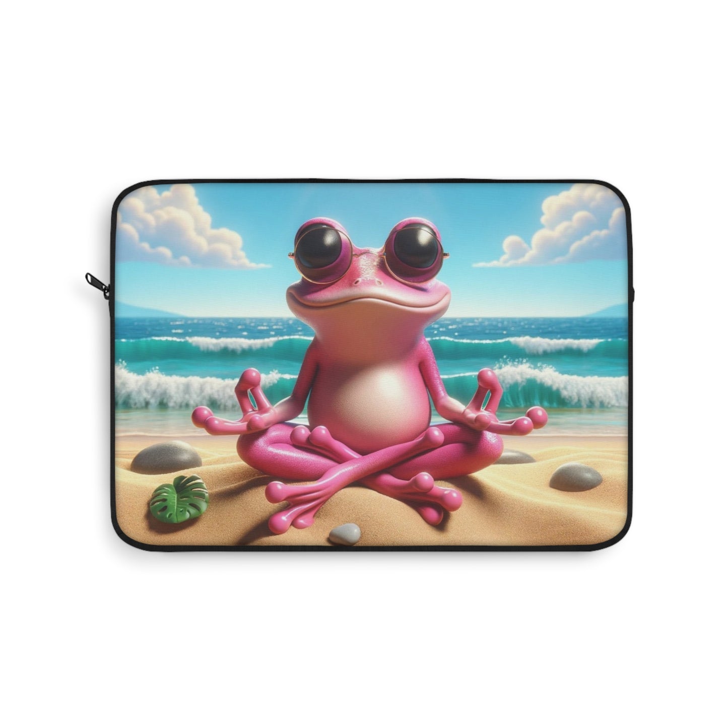 Laptop Sleeve | Pink Bag - Frog