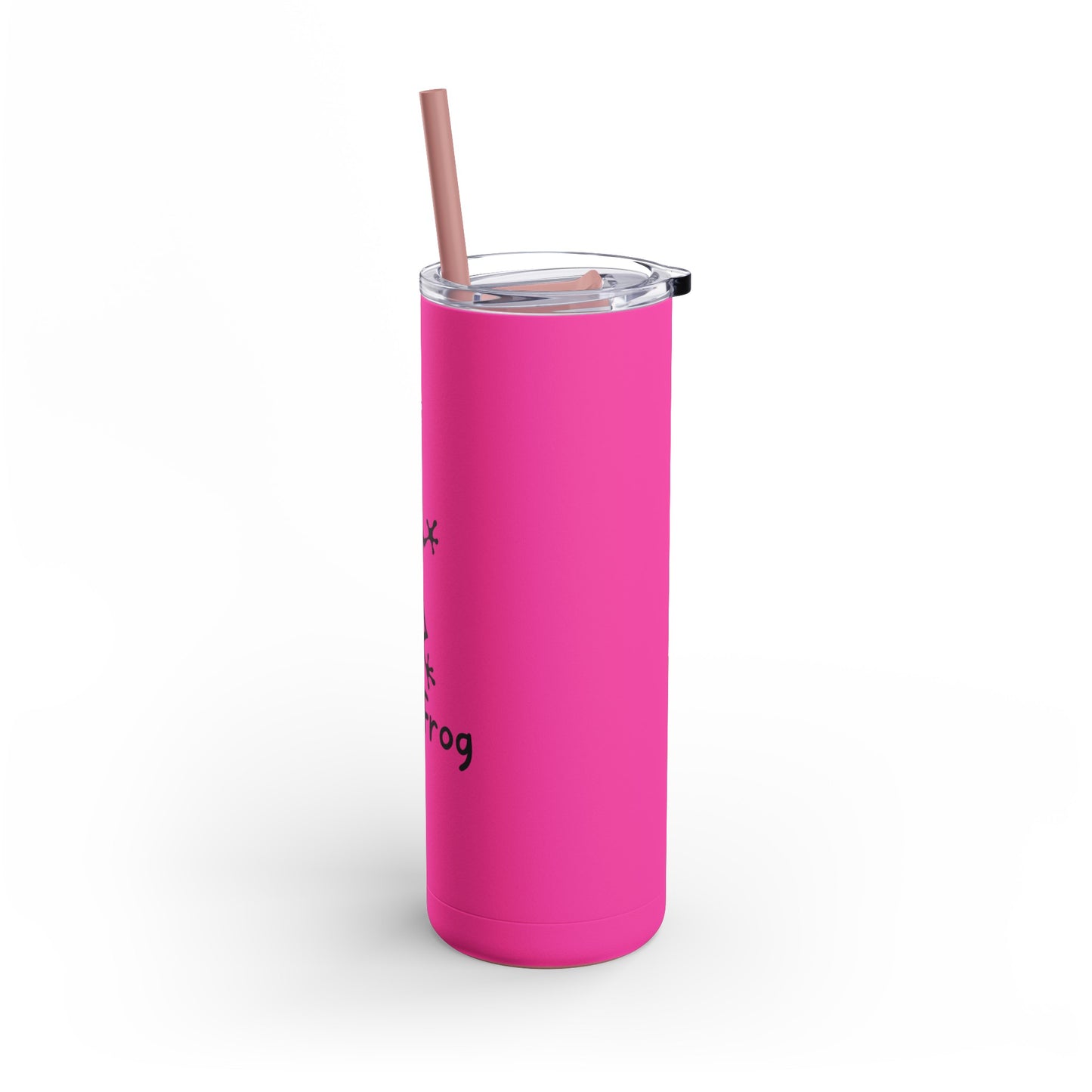 Pink Frog Maars Maker Skinny Matte Tumbler, 20oz