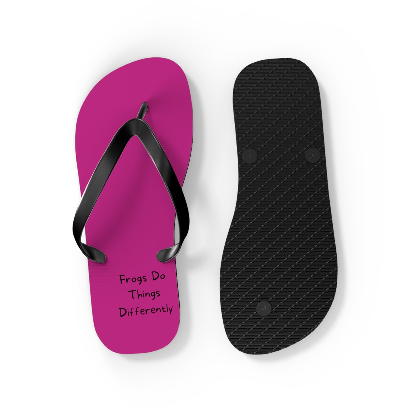 Pink Frog Flip Flops - Summer Fashions