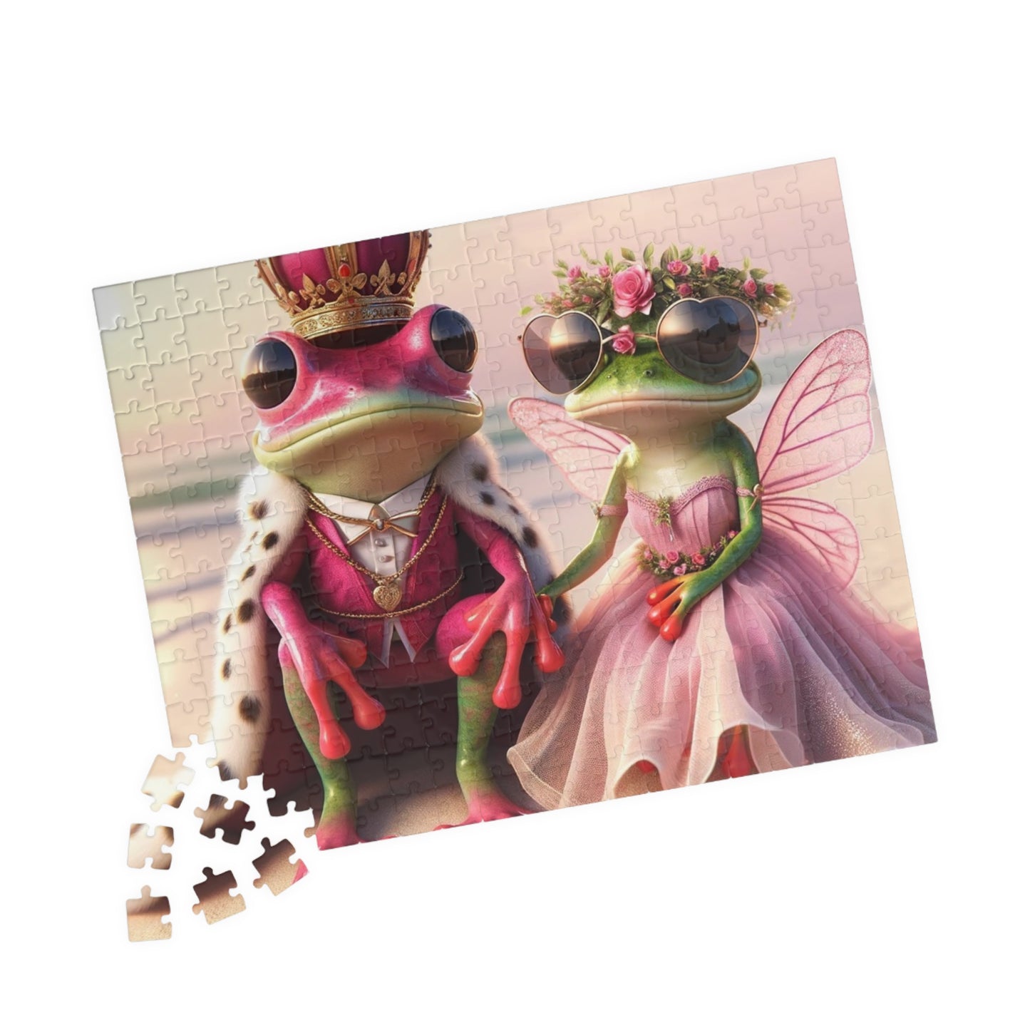 Pink Frog | Puzzle - (110, 252, 520, 1014-piece)