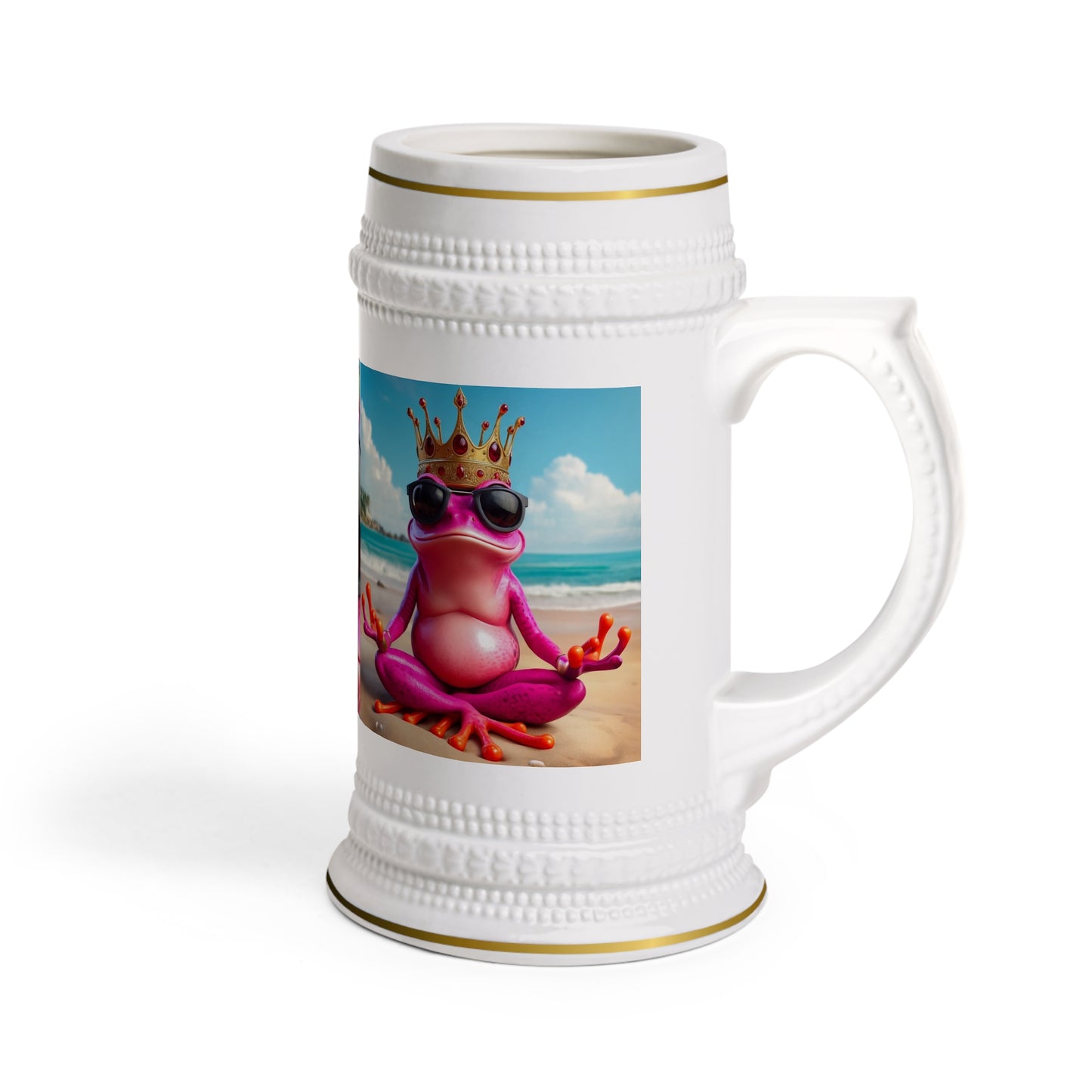 Beer Stein Mug | Pink Frog