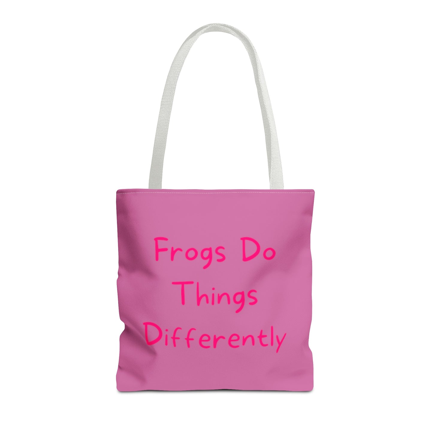 Pink Frog Tote Bag - In Style Bags