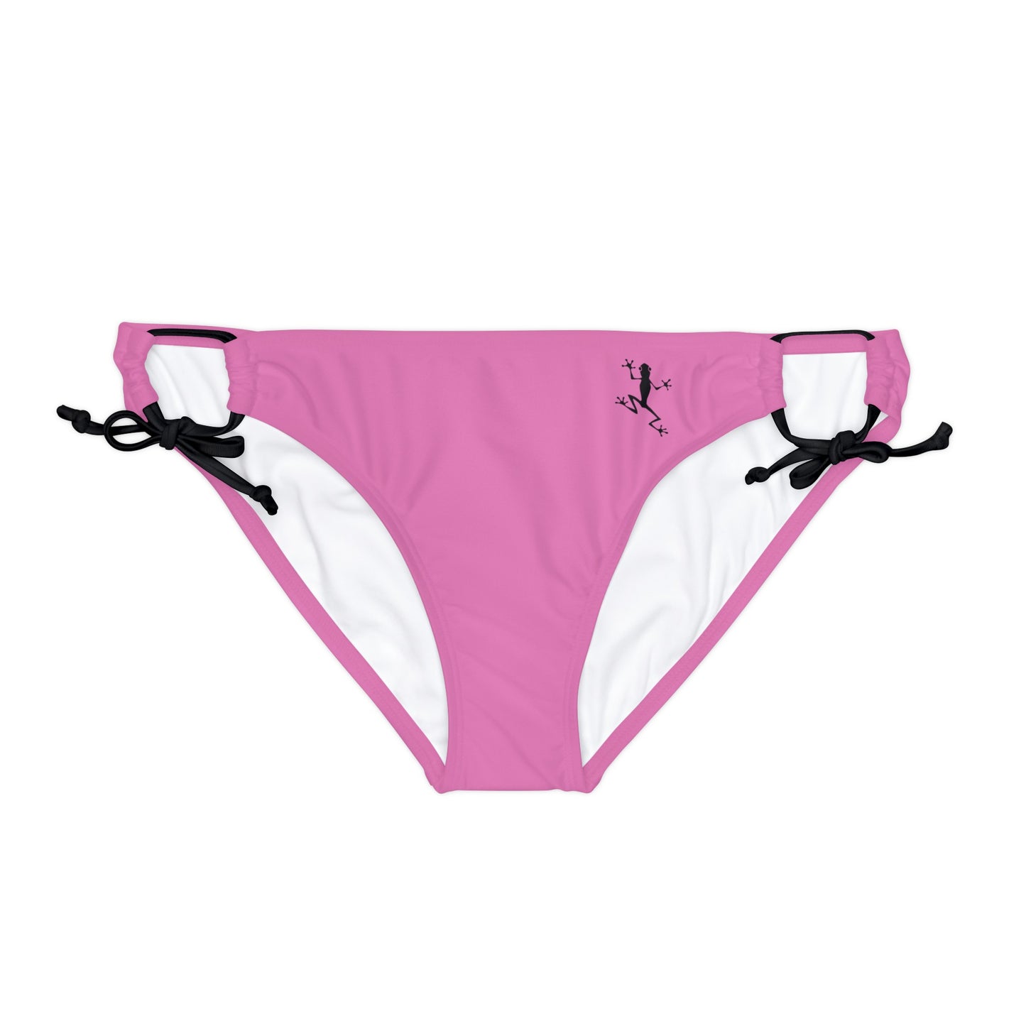 Loop Tie Side Bikini Bottom | Pink Underwear