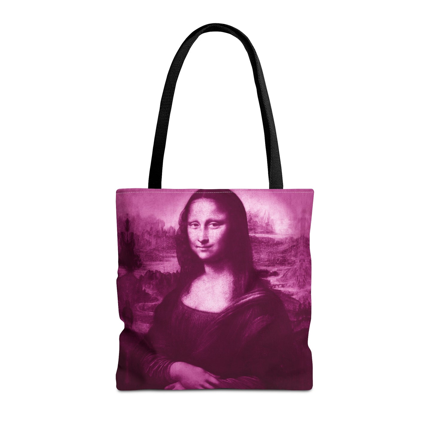 Pink Tote Bag - Mona Lisa