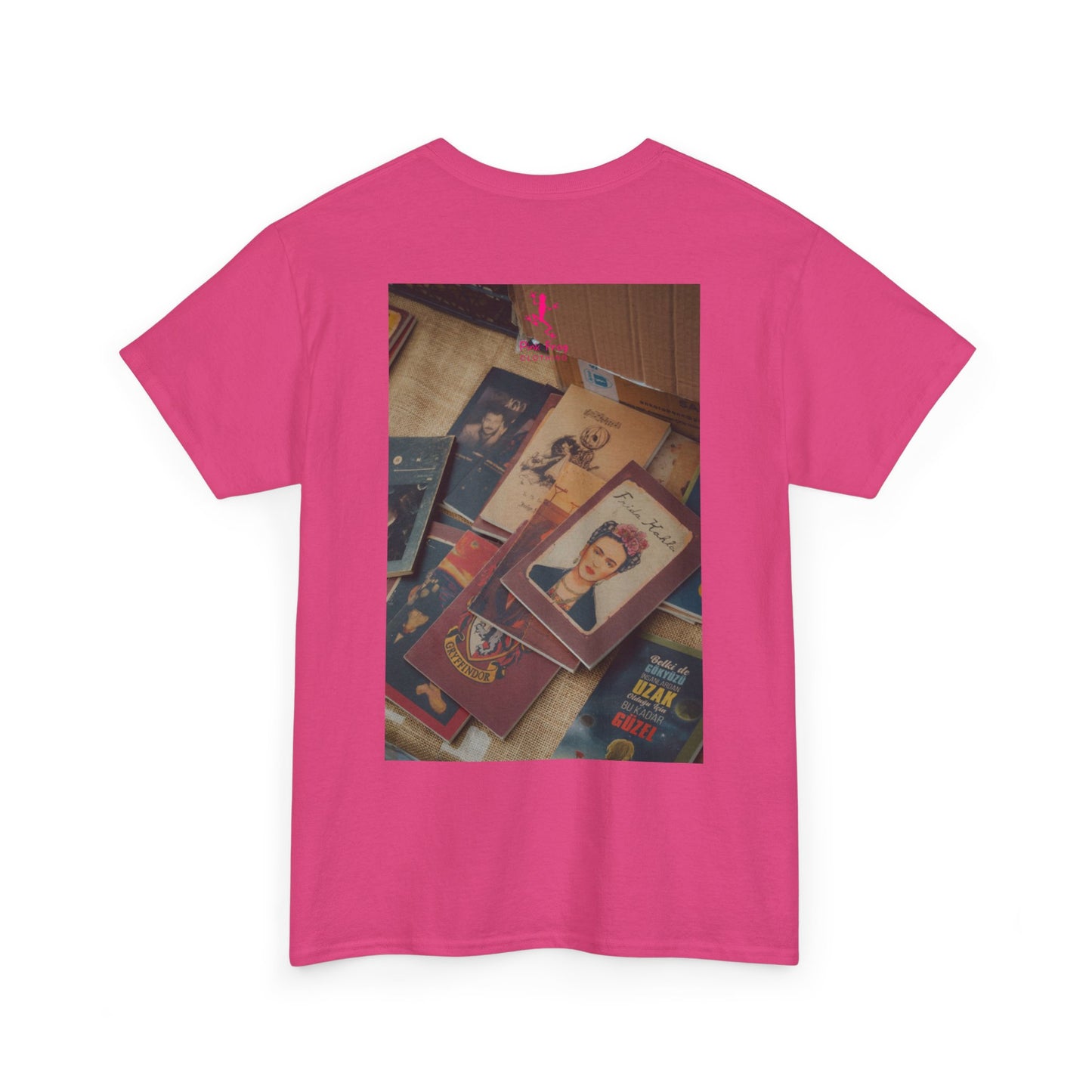 Unisex Heavy Cotton Tee | Summer T-Shirts - Pink Frog