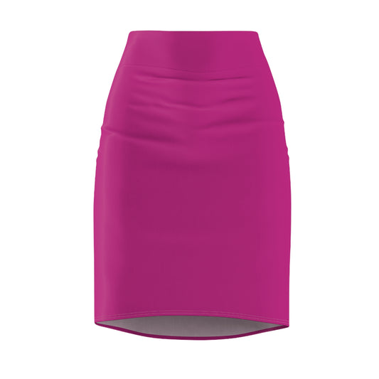 Women's Pencil Skirt - Pink Dress