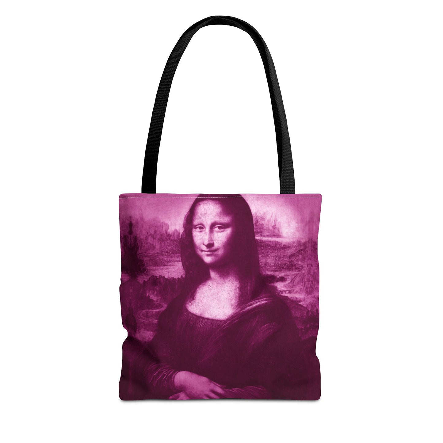 Pink Tote Bag - Mona Lisa