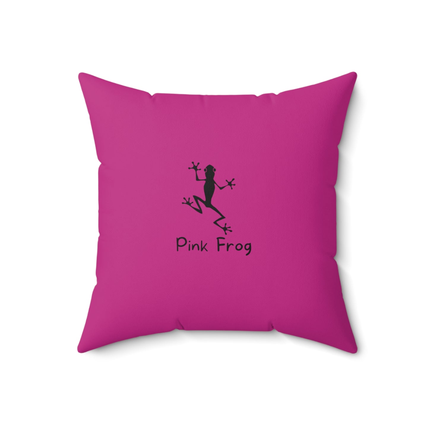 Pink Frog | Spun Polyester Square Pillow - King