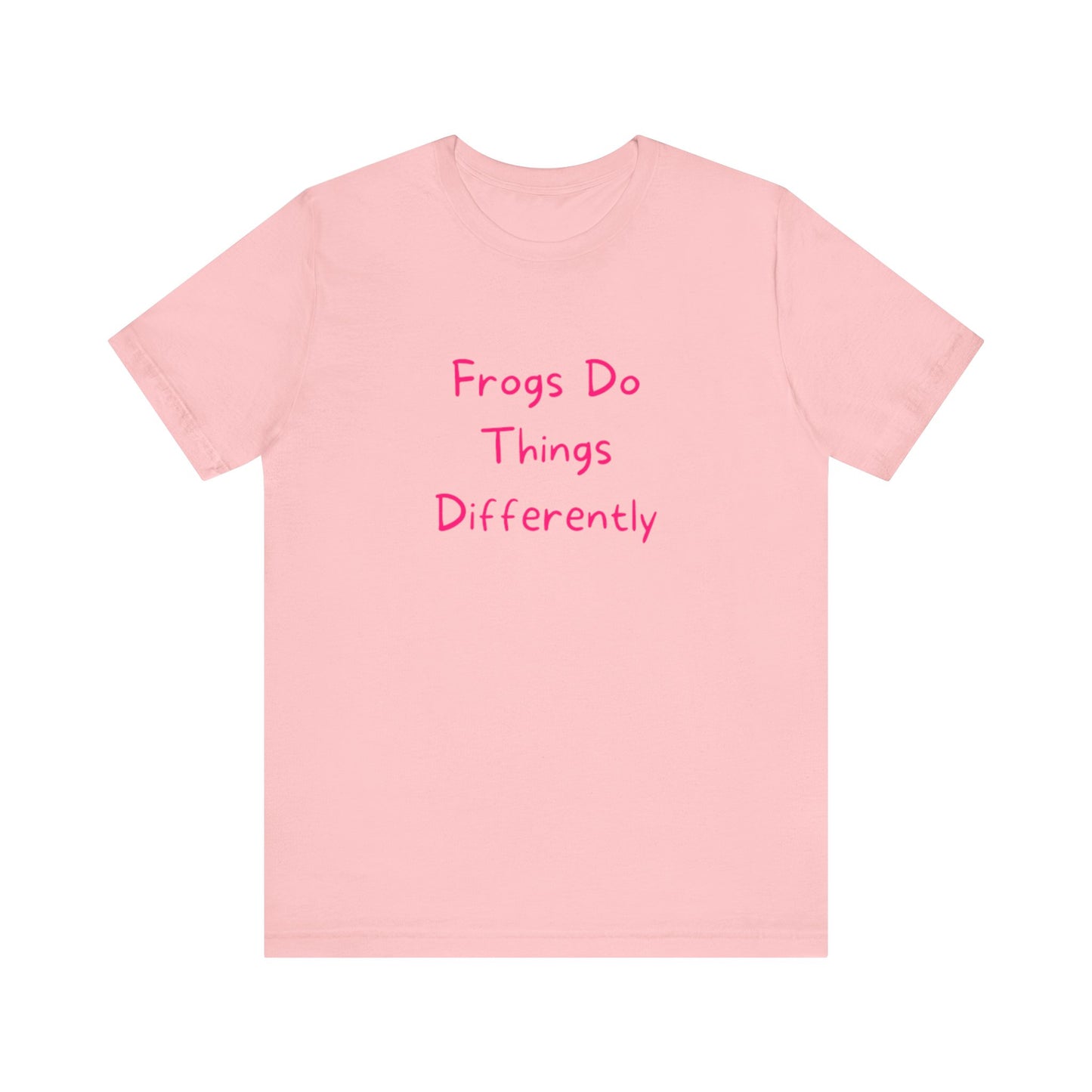 Pink Frog Unisex Jersey Short Sleeve Tee