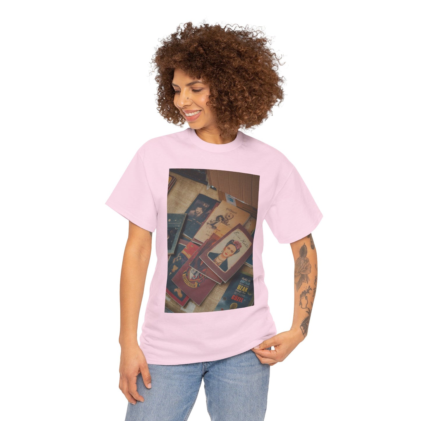 Unisex Heavy Cotton Tee | Summer T-Shirts - Pink Frog