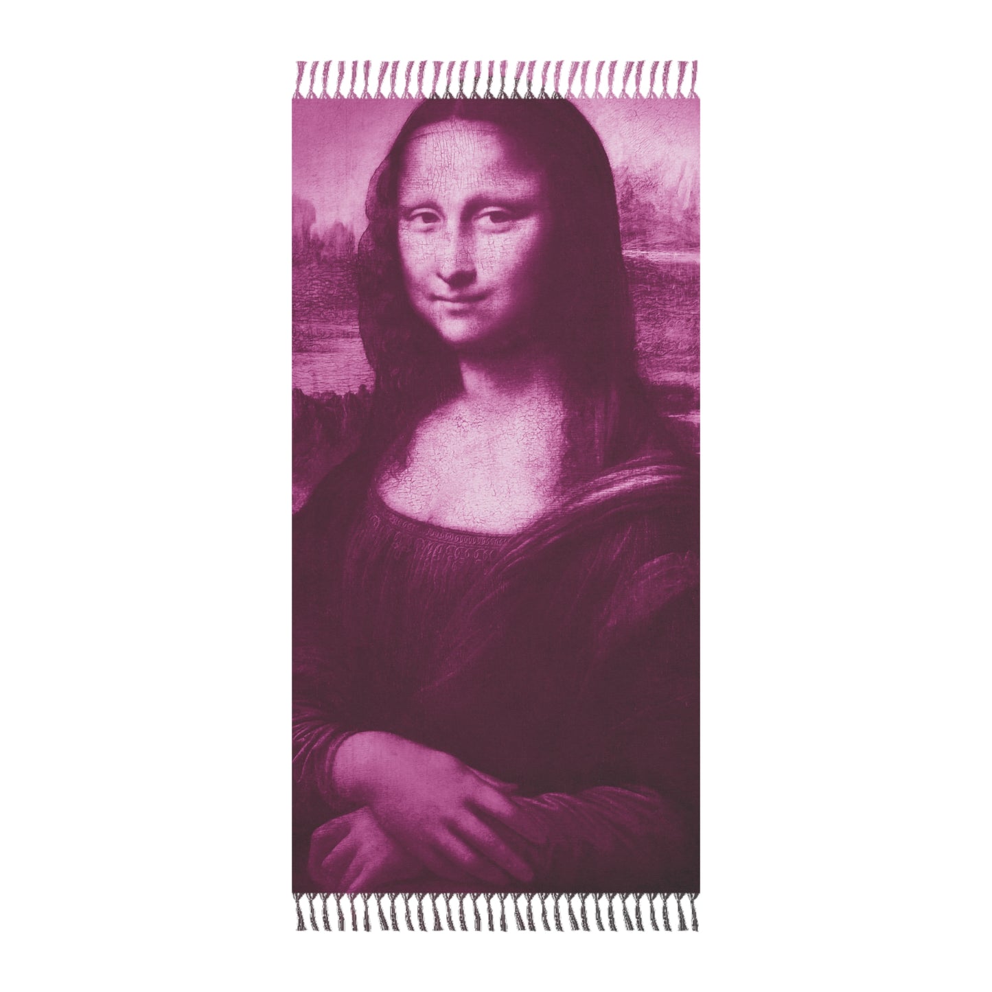 Pink Mona Lisa - Boho Beach Cloth - Summer Fun