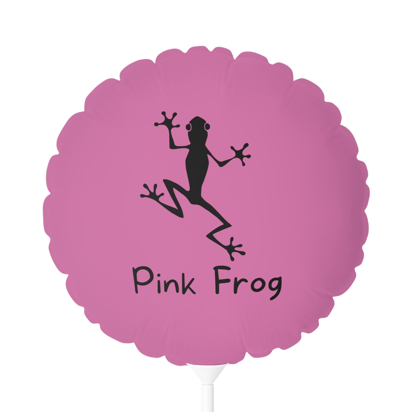 Balloon | Round and Heart-shaped - Pink Frog