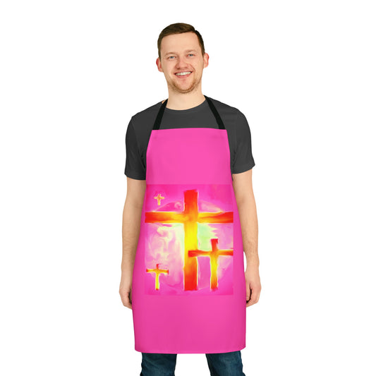 Pink Cross Apron - 5-Color Straps