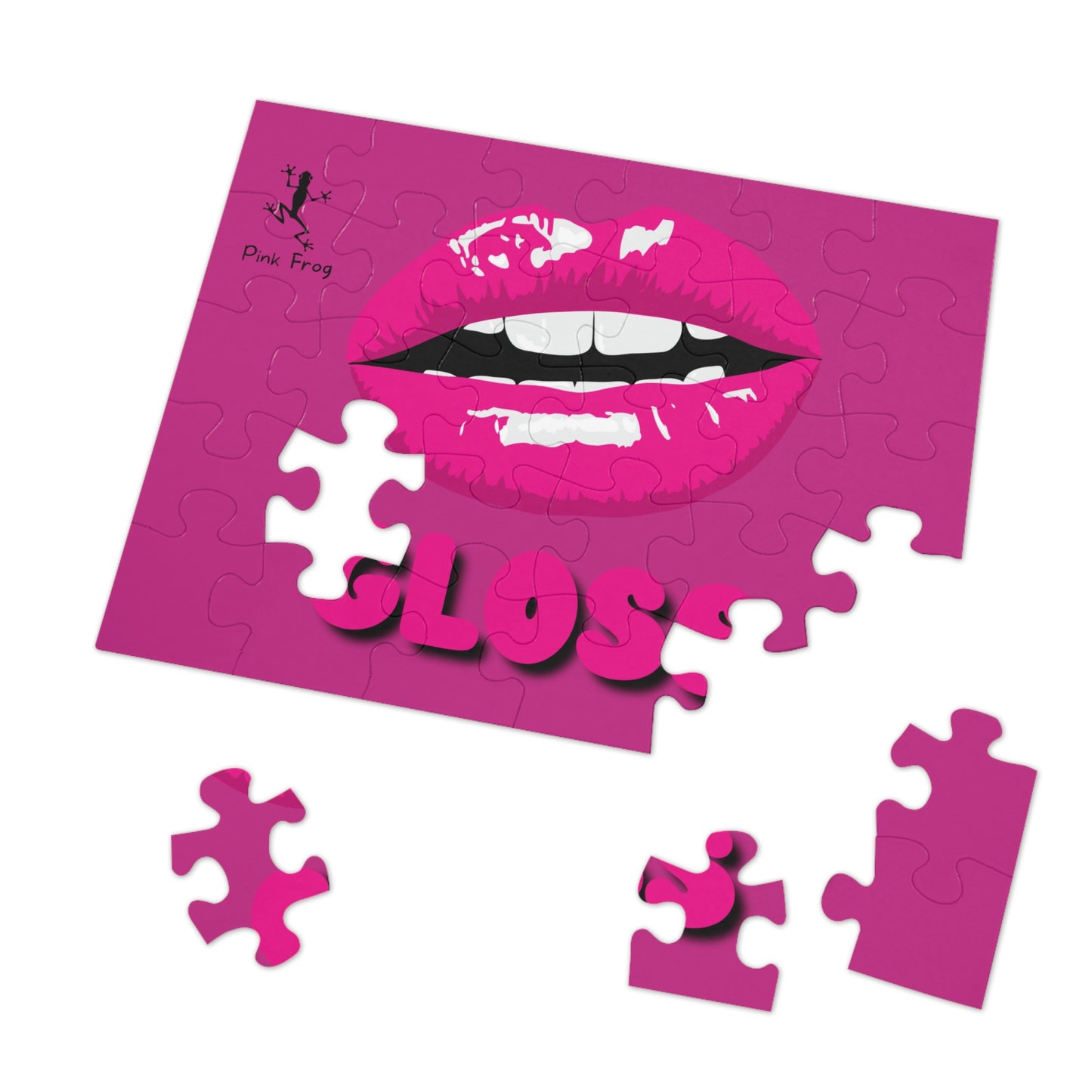 Pink Frog | Jigsaw Puzzle - (30, 110, 252, 500,1000-Piece)