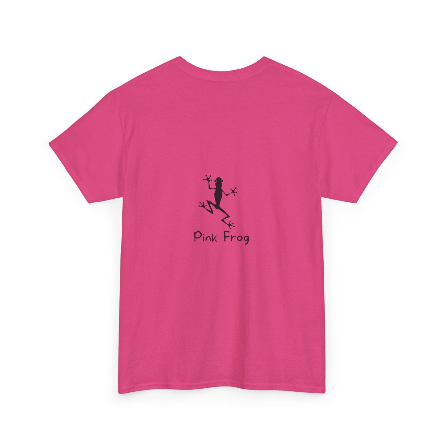 Unisex Heavy Cotton Tee | Summer T-Shirts - Pink Frog