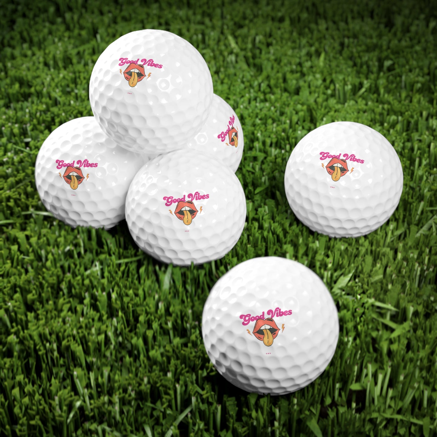 Golf Balls | Pink Frog Sports - (6pcs)