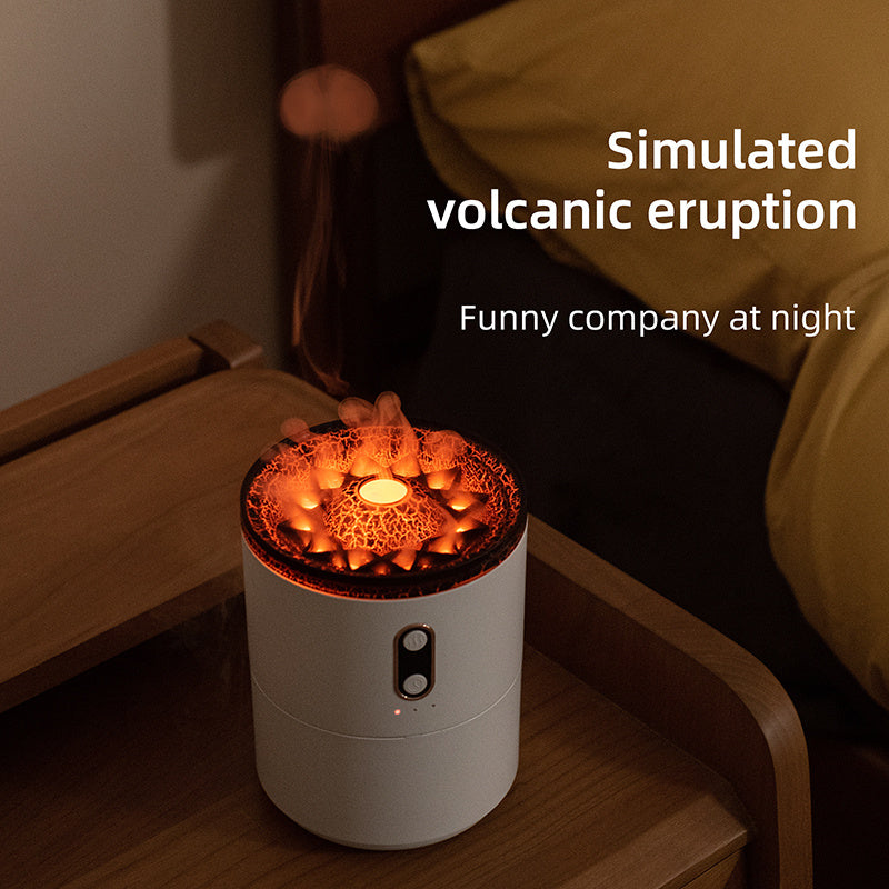 Volcanic Flame Aroma | Essential Oil Diffuser - USB Portable Humidifier