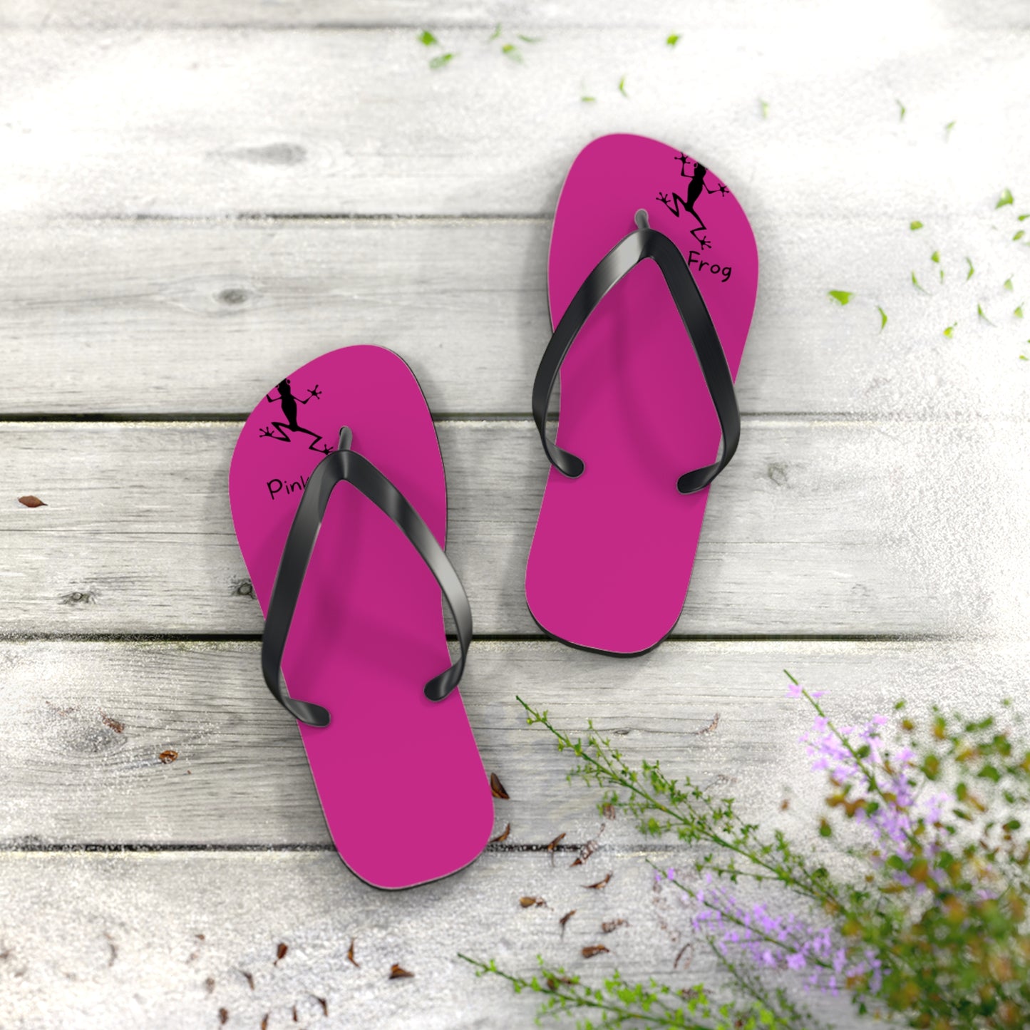 Pink Frog Flip Flops - Summer Styles