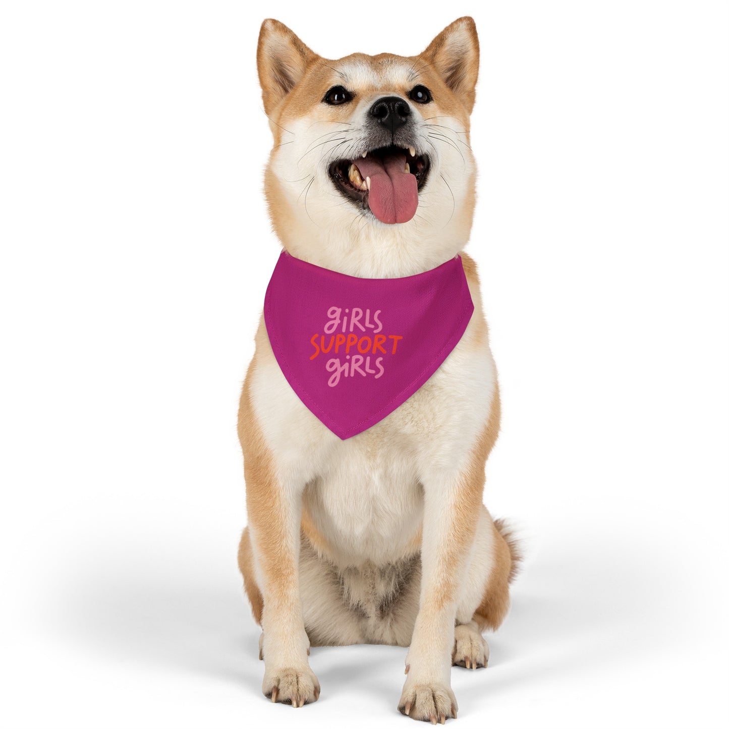 Pet Bandana | Pink Frog - Dog Collar