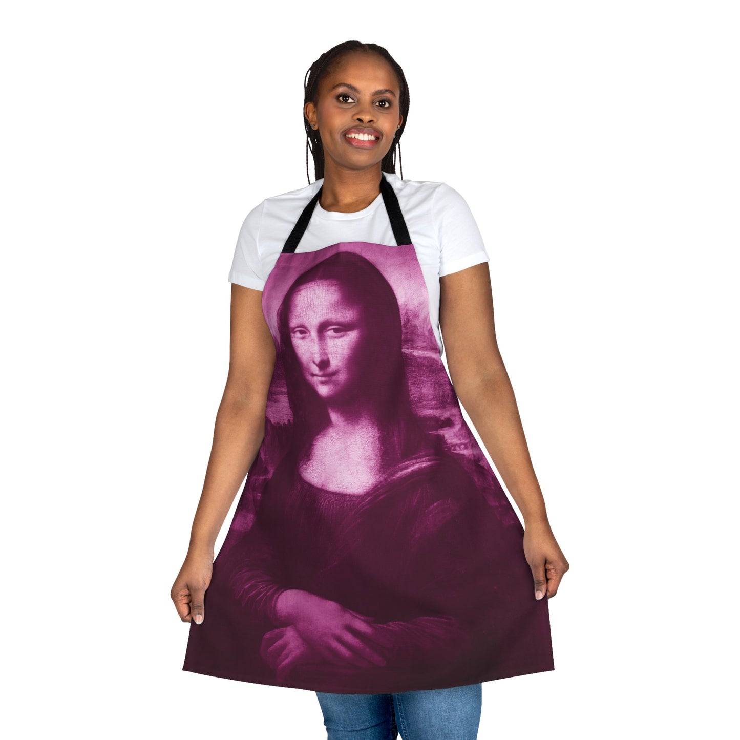 Pink Mona Lisa Apron - 5-Color Straps