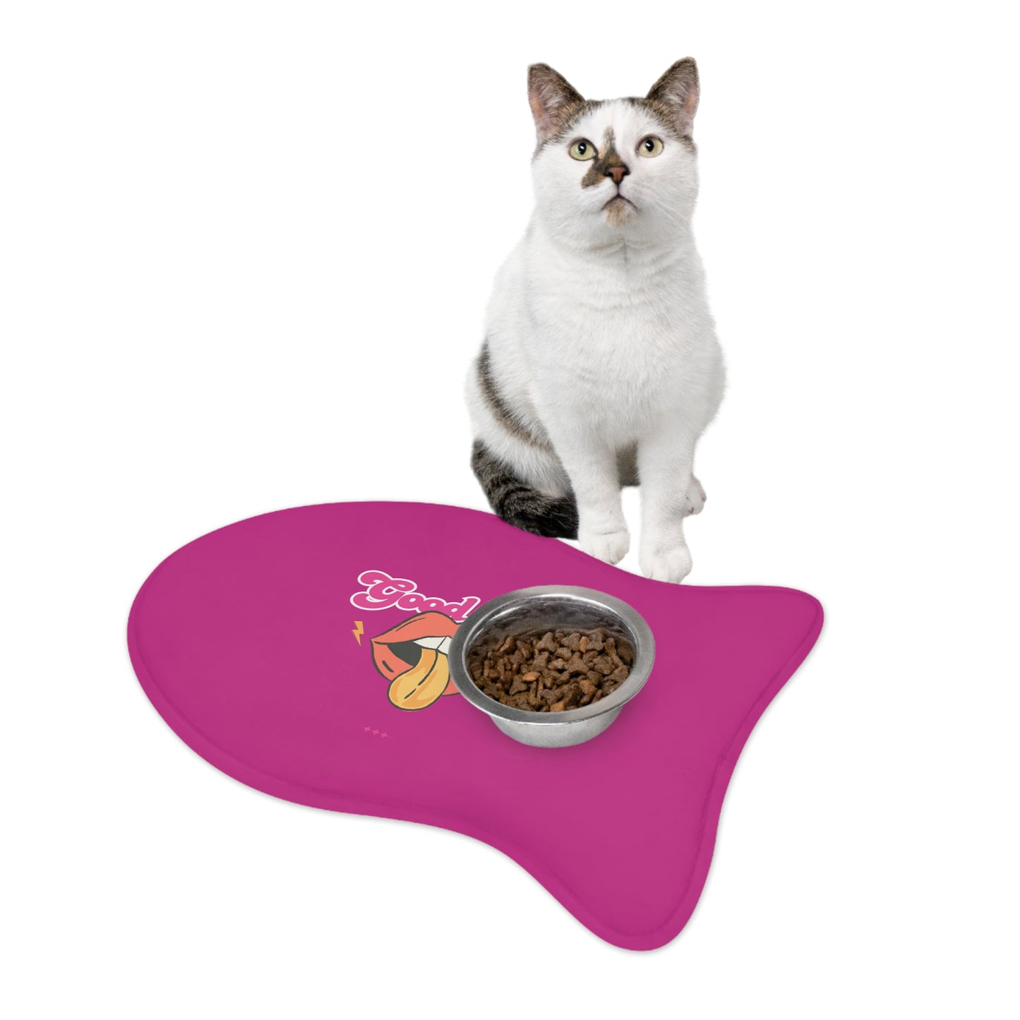 Feeding Mat for Cats & Dogs | Pink Frog - Pets