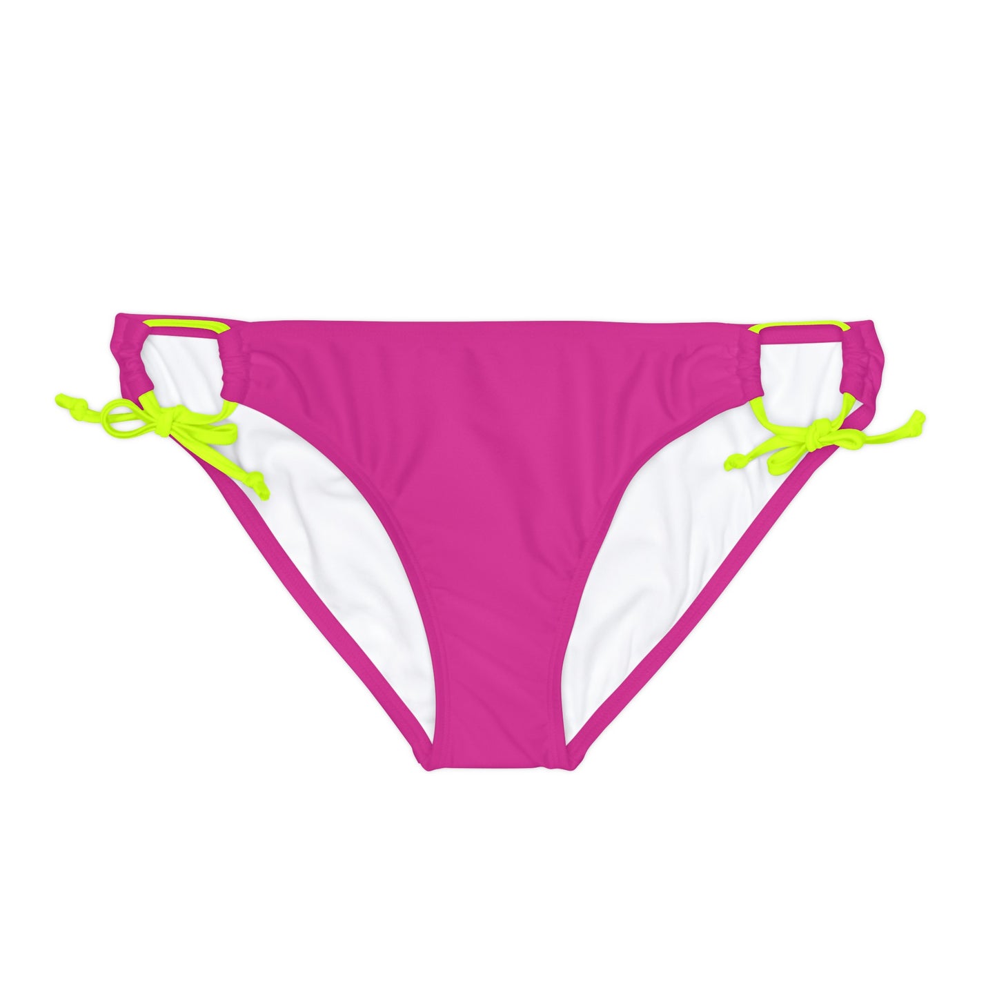 Loop Tie Side Bikini Bottom | Pink Underwear