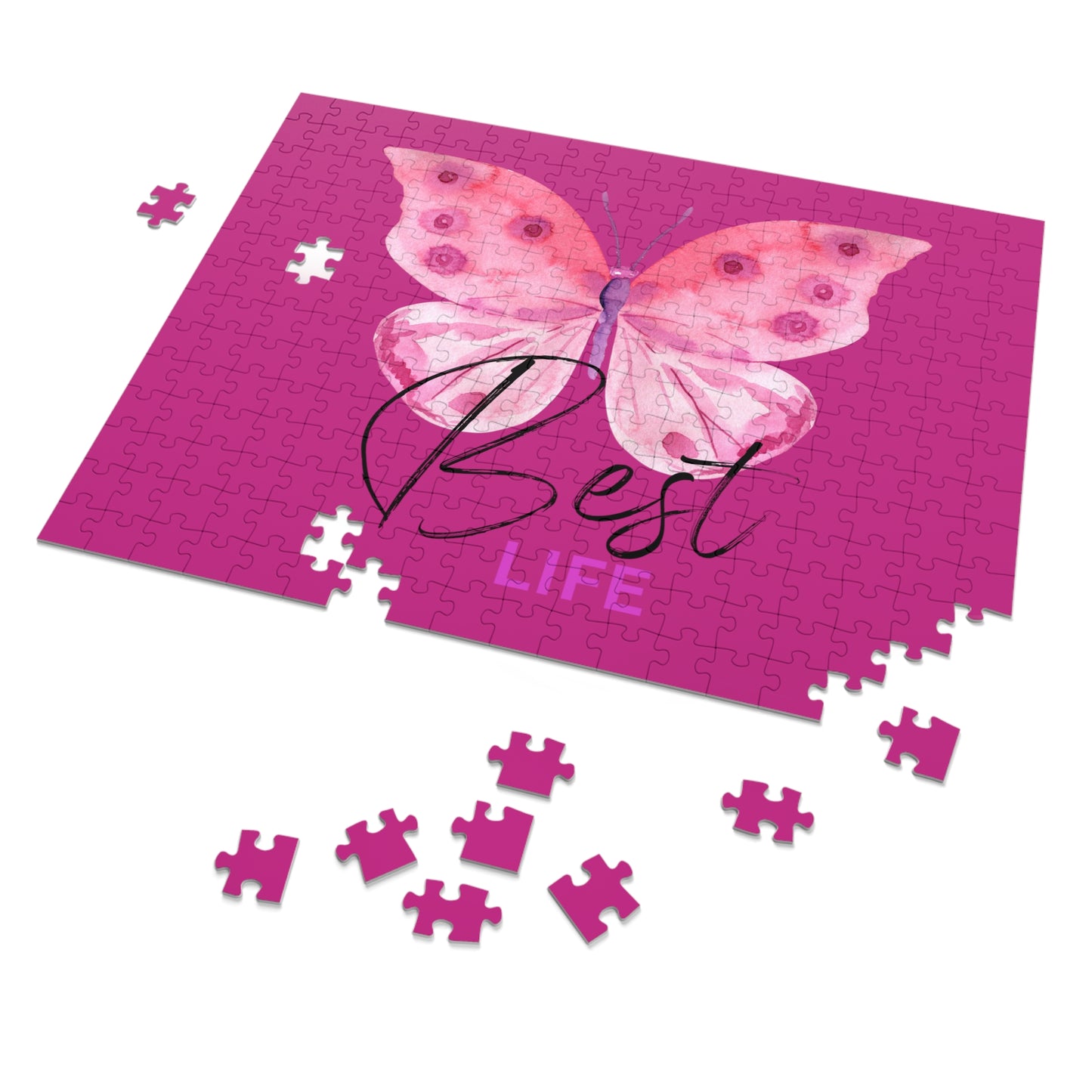 Pink Frog | Jigsaw Puzzle - (30, 110, 252, 500,1000-Piece)