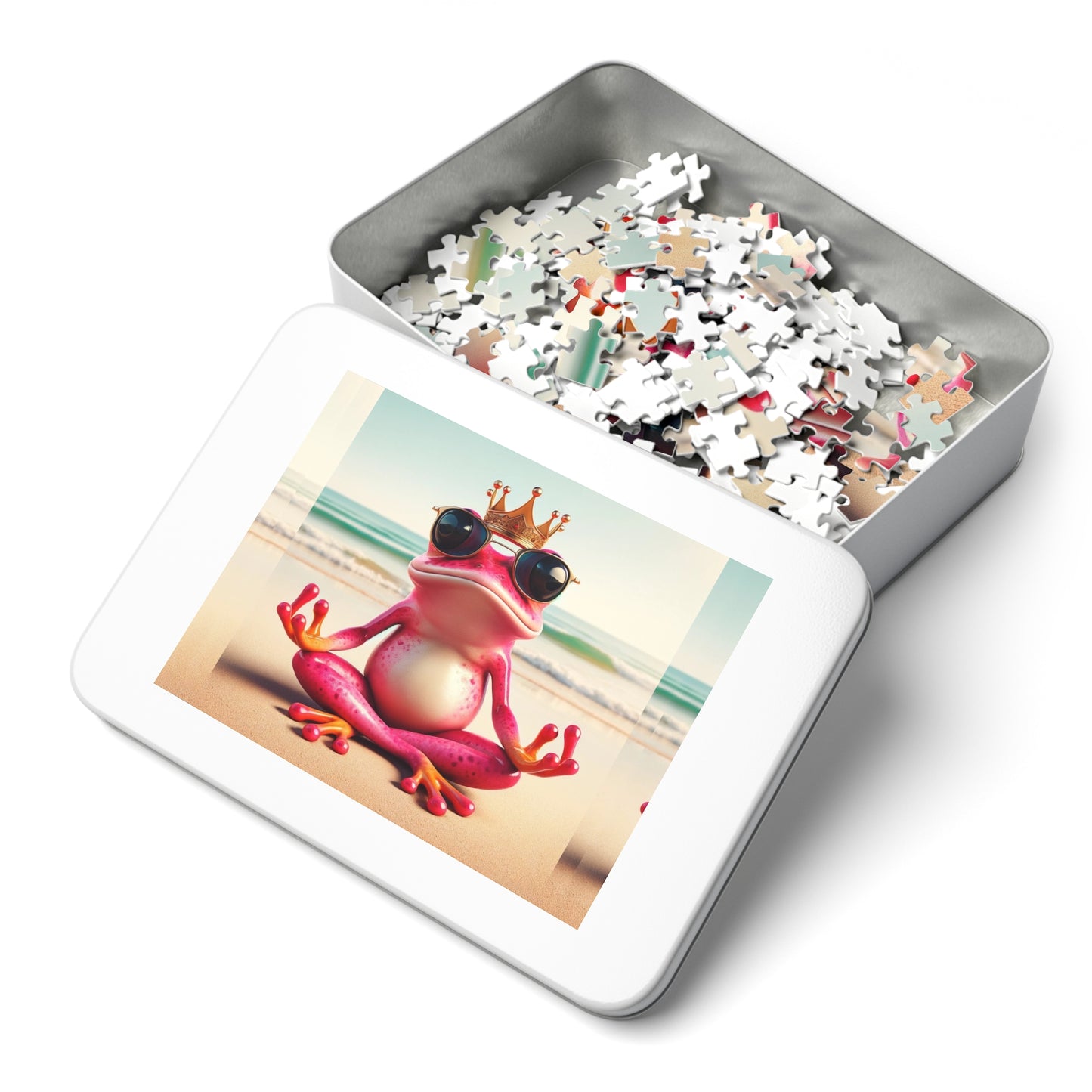 Pink Frog | Jigsaw Puzzle - (30, 110, 252, 500,1000-Piece)