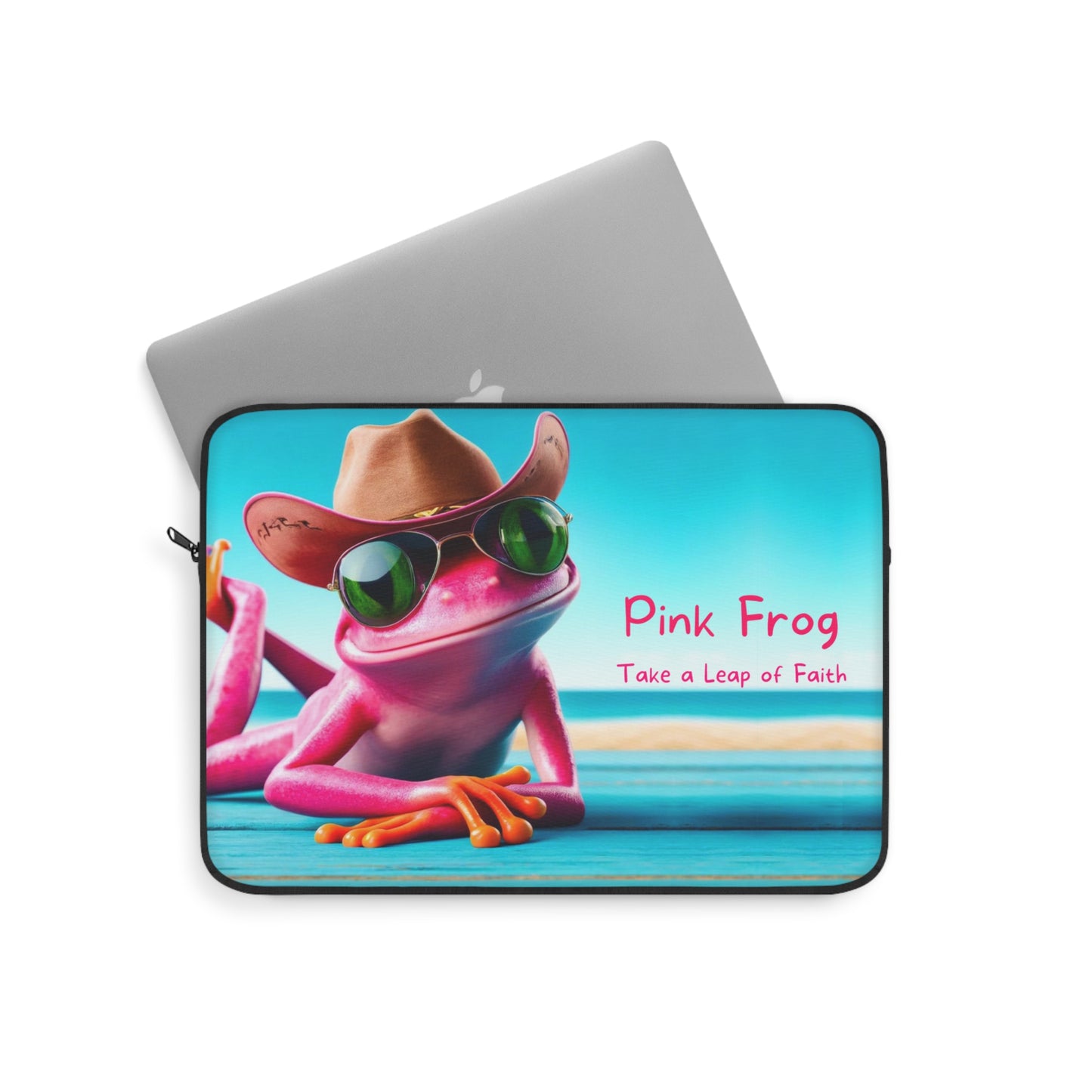 Laptop Sleeve | Pink Frog