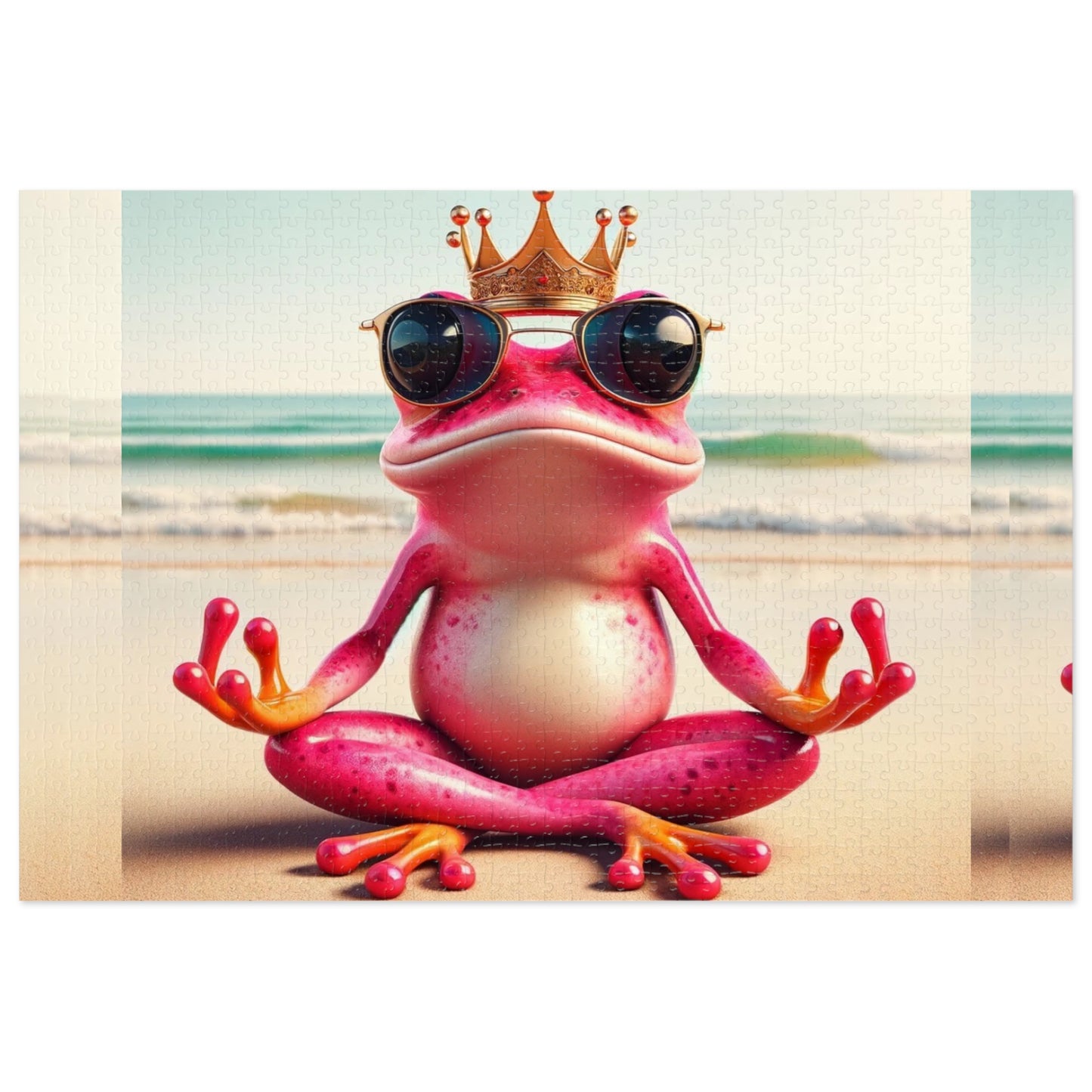 Pink Frog | Jigsaw Puzzle - (30, 110, 252, 500,1000-Piece)