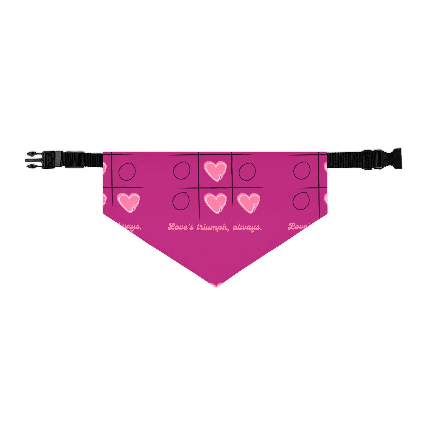 Pet Bandana | Pink Frog - Dog Collar