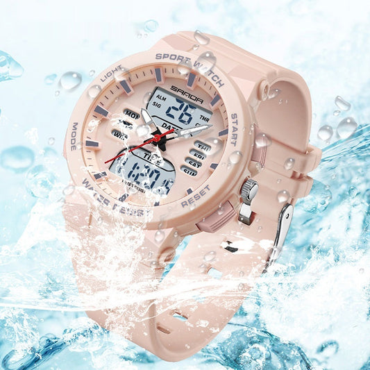 Dual Display Multifunctional Watch | Luminous Waterproof Electronic Watch