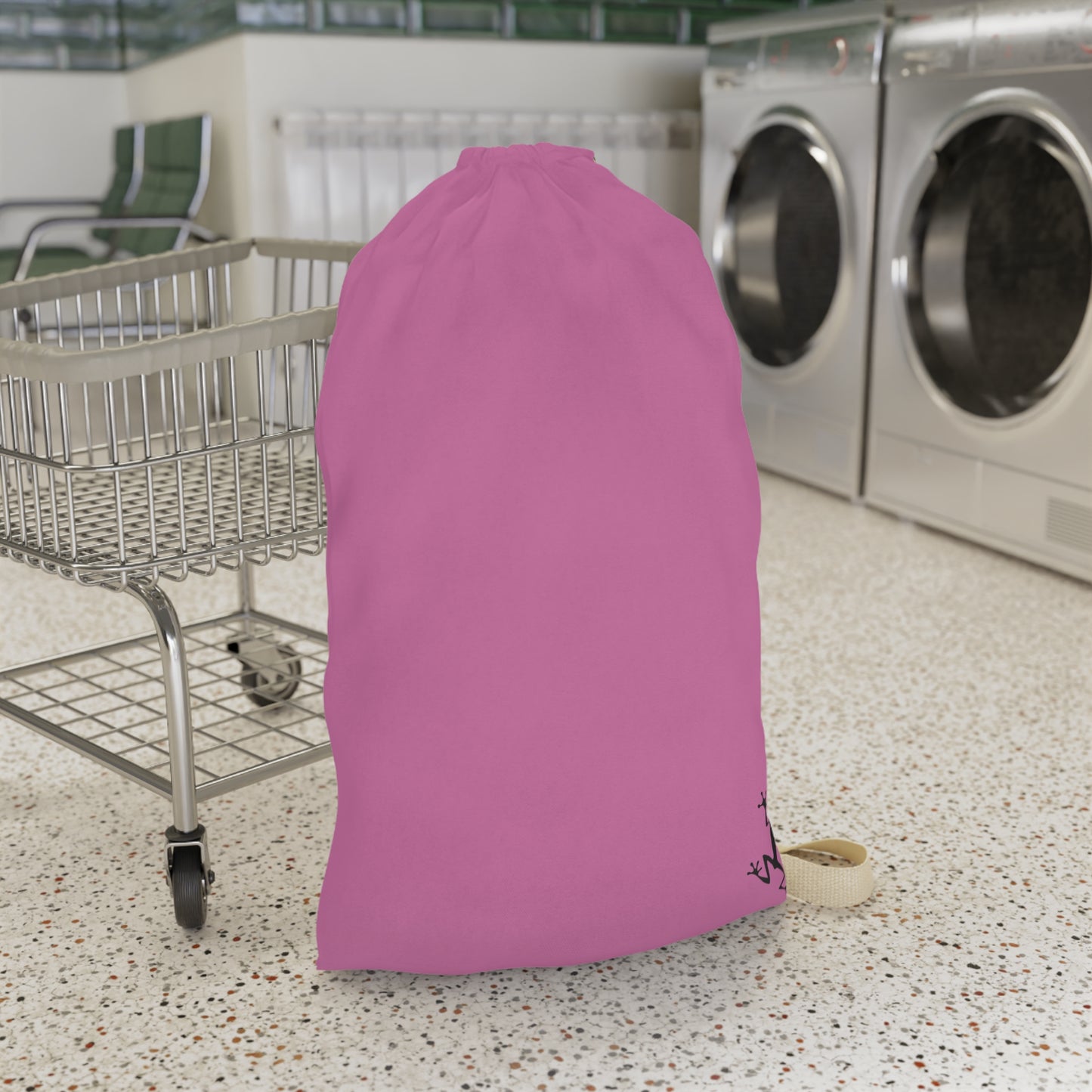 Laundry Bags | Pink Bag - Frog